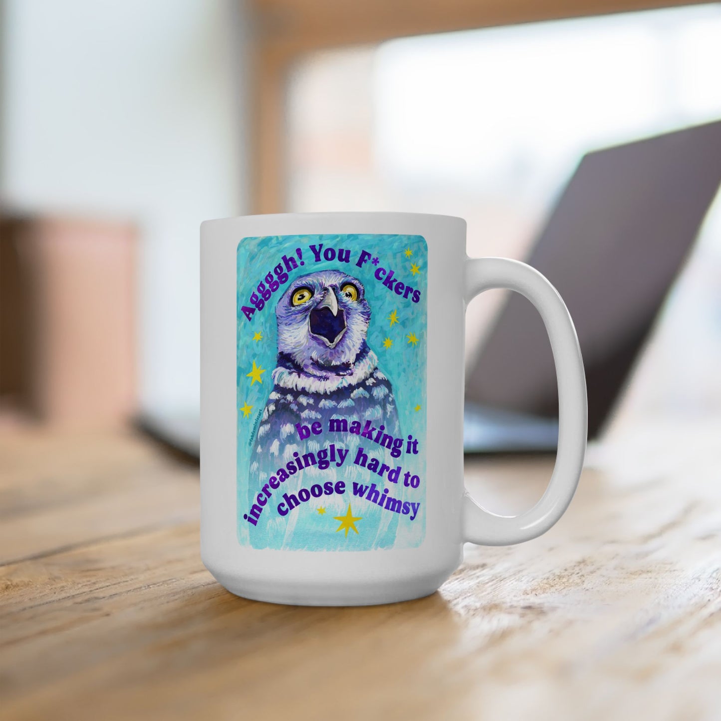 Aggggh! You F*ckers be making it increasingly hard to choose whimsy: feminist mug