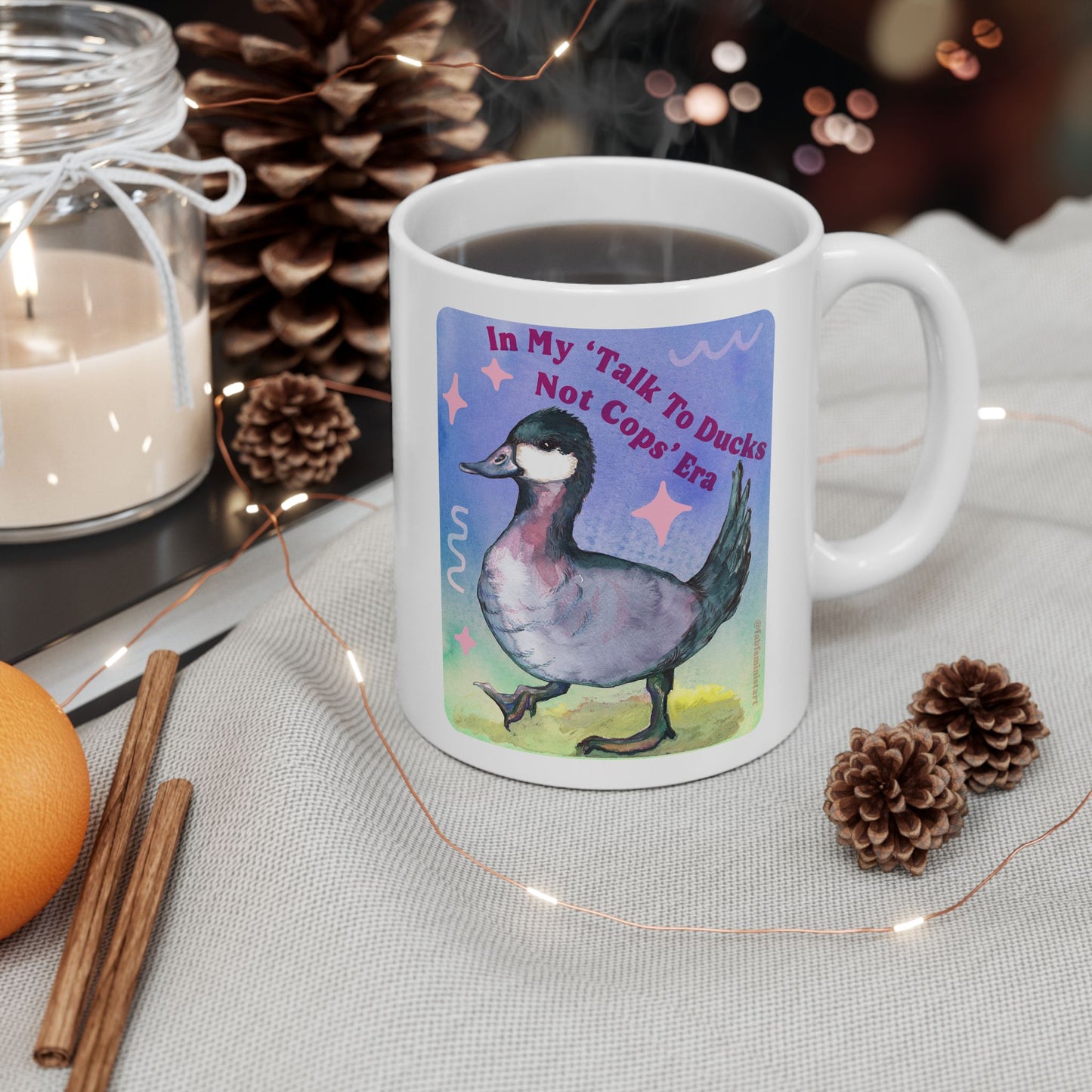 In my Talk To Ducks Not Cops era: Feminist Mug