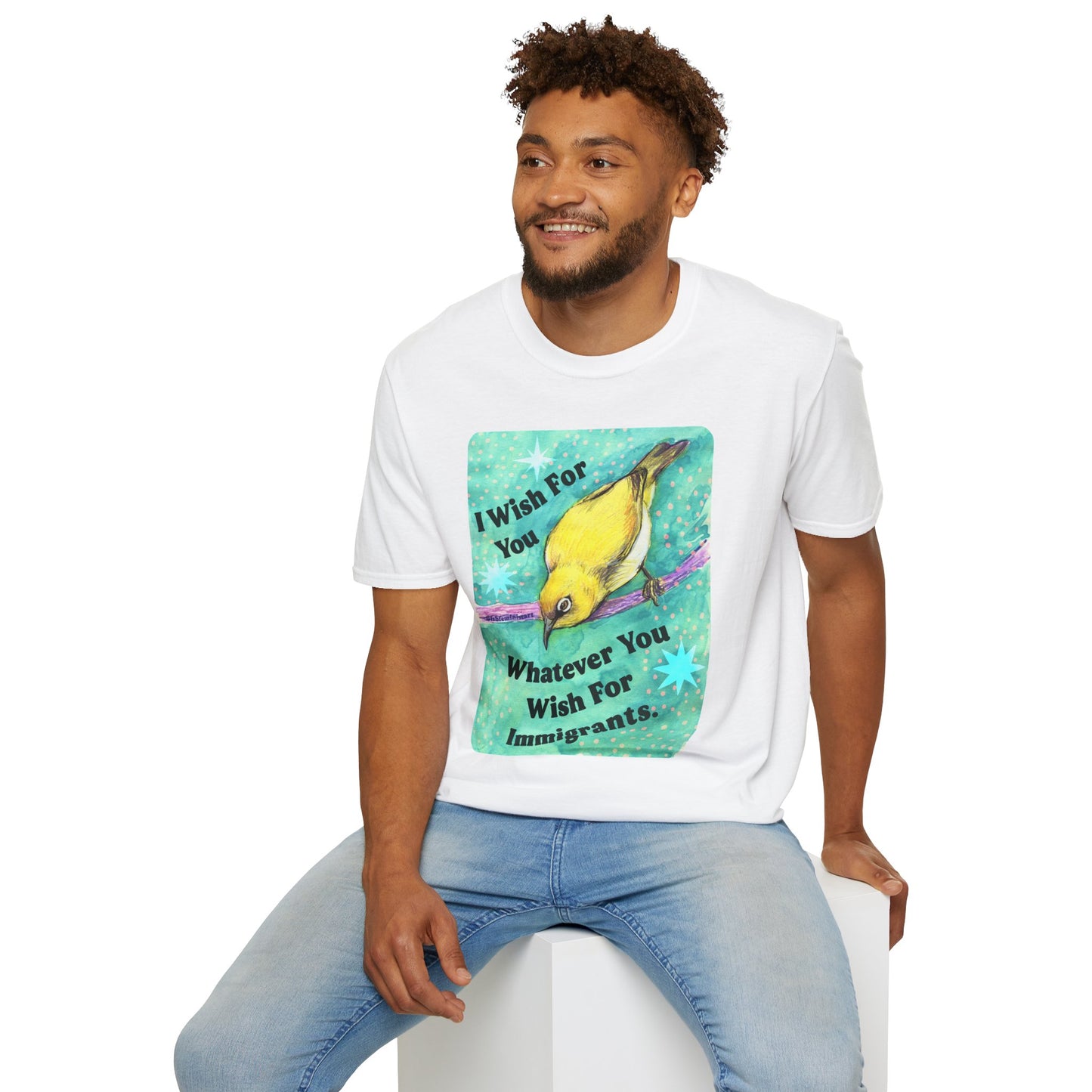 I Wish For You T-Shirt, Inspirational Tee, Gift for Immigrants, Unisex Softstyle Shirt, Nature Lover Apparel