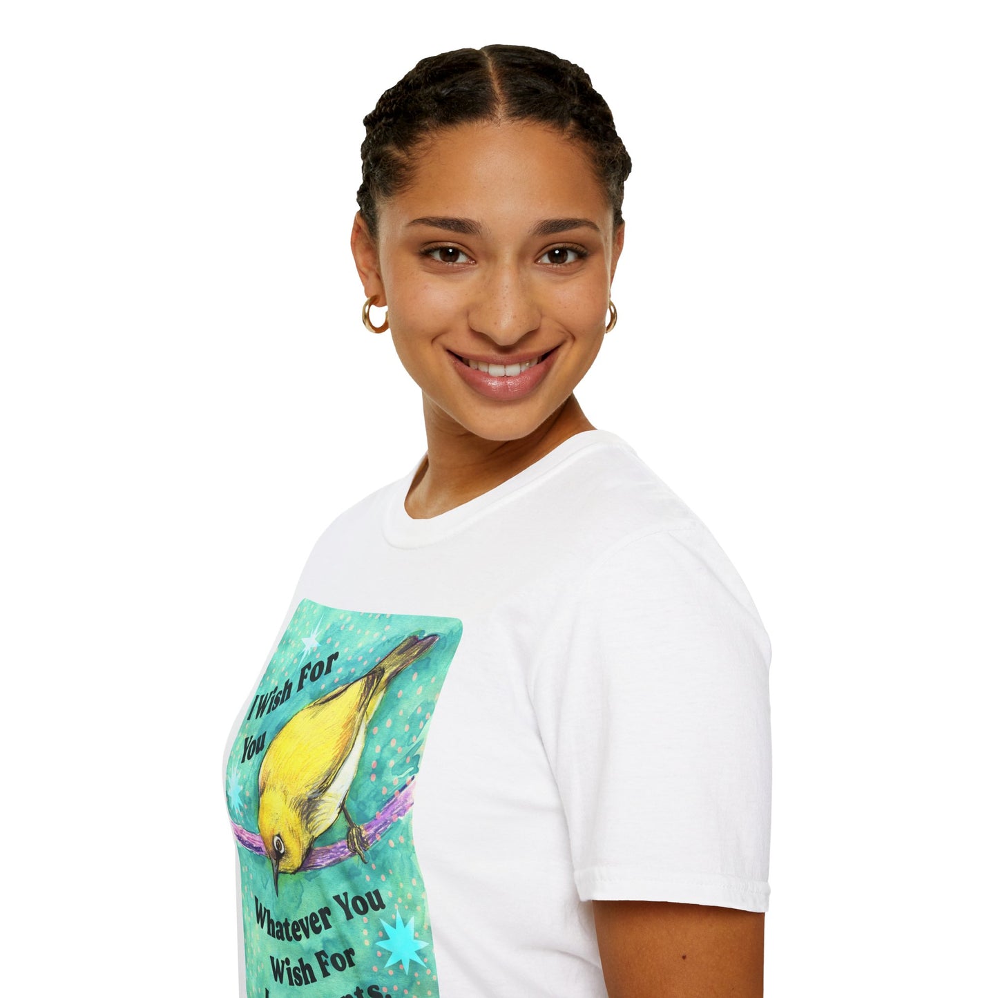 I Wish For You T-Shirt, Inspirational Tee, Gift for Immigrants, Unisex Softstyle Shirt, Nature Lover Apparel