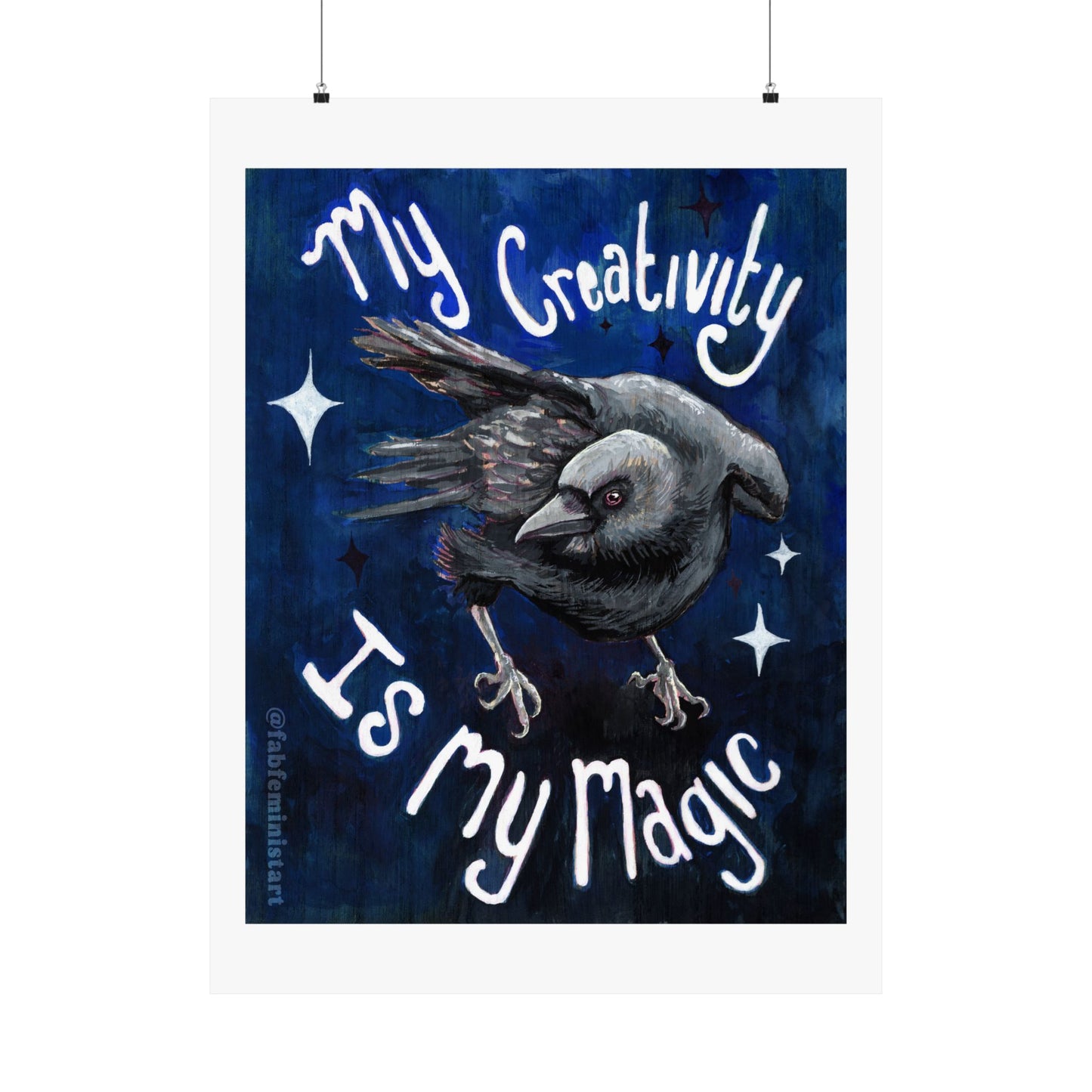 My Creativity Is My Magic: Feminist Art Print