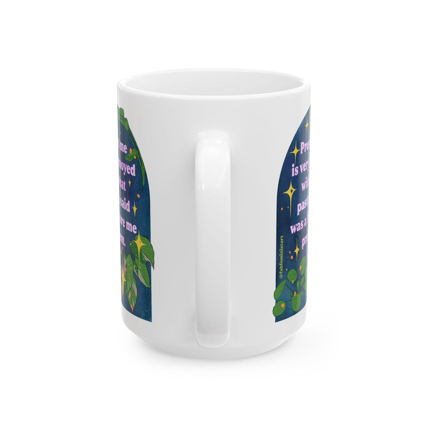 present me is very annoyed with what past me said was a future me problem: mental health mug