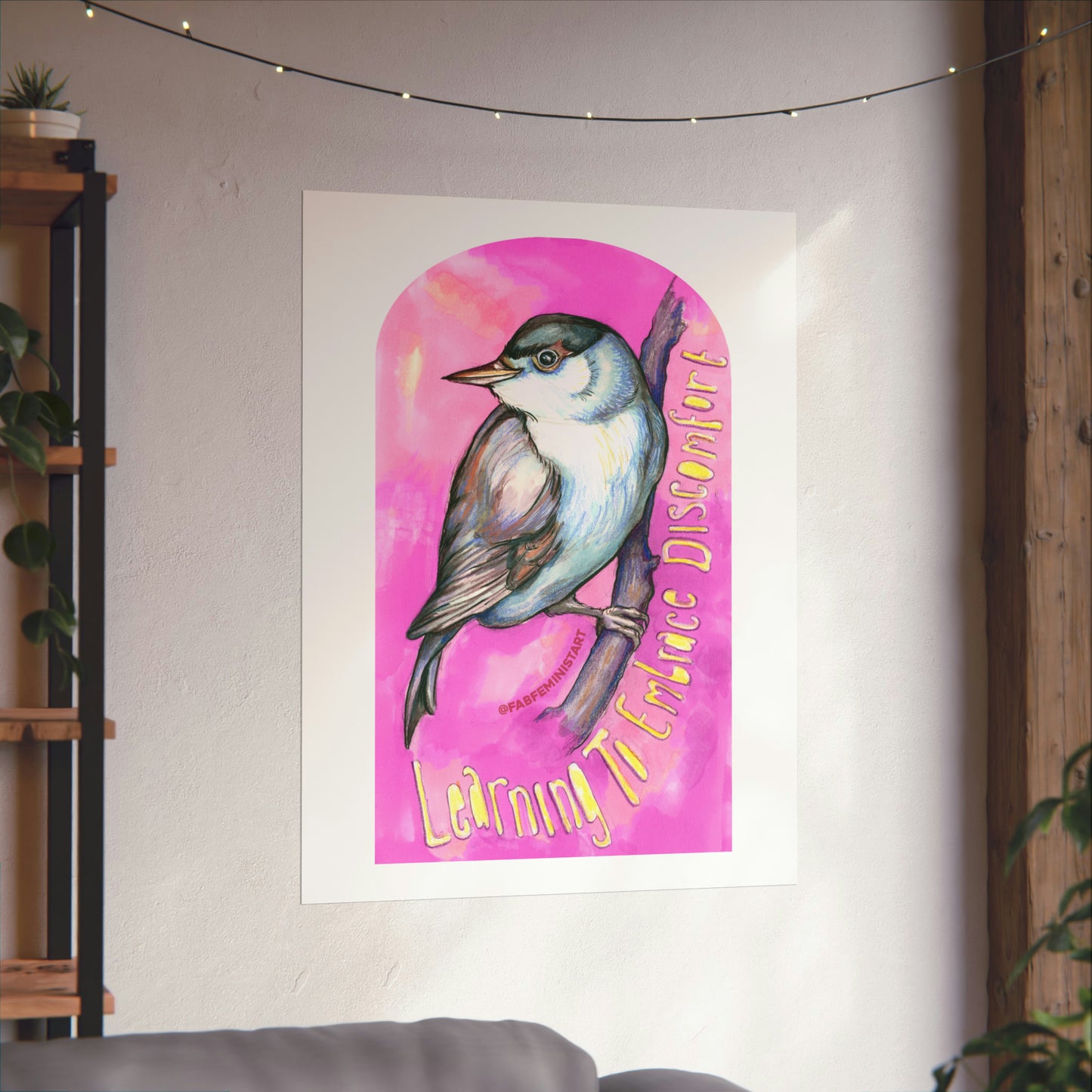 Learning To Embrace Discomfort: Mental Health Print