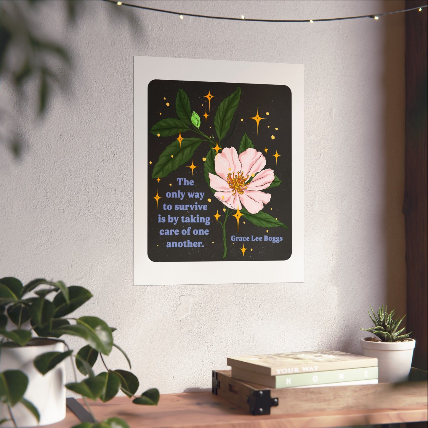 The only way to survive is by taking care of one another, Grace Lee Boggs: Feminist Print