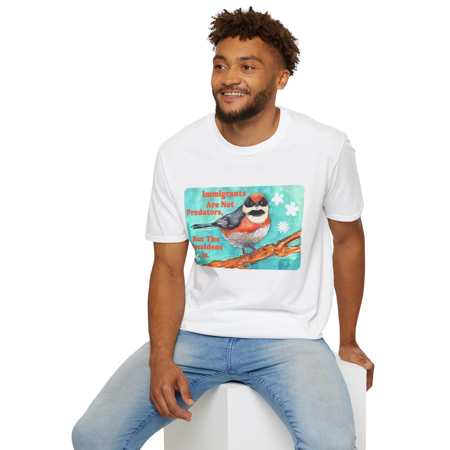 Immigrants are not predators, but the president is: Feminist Shirt