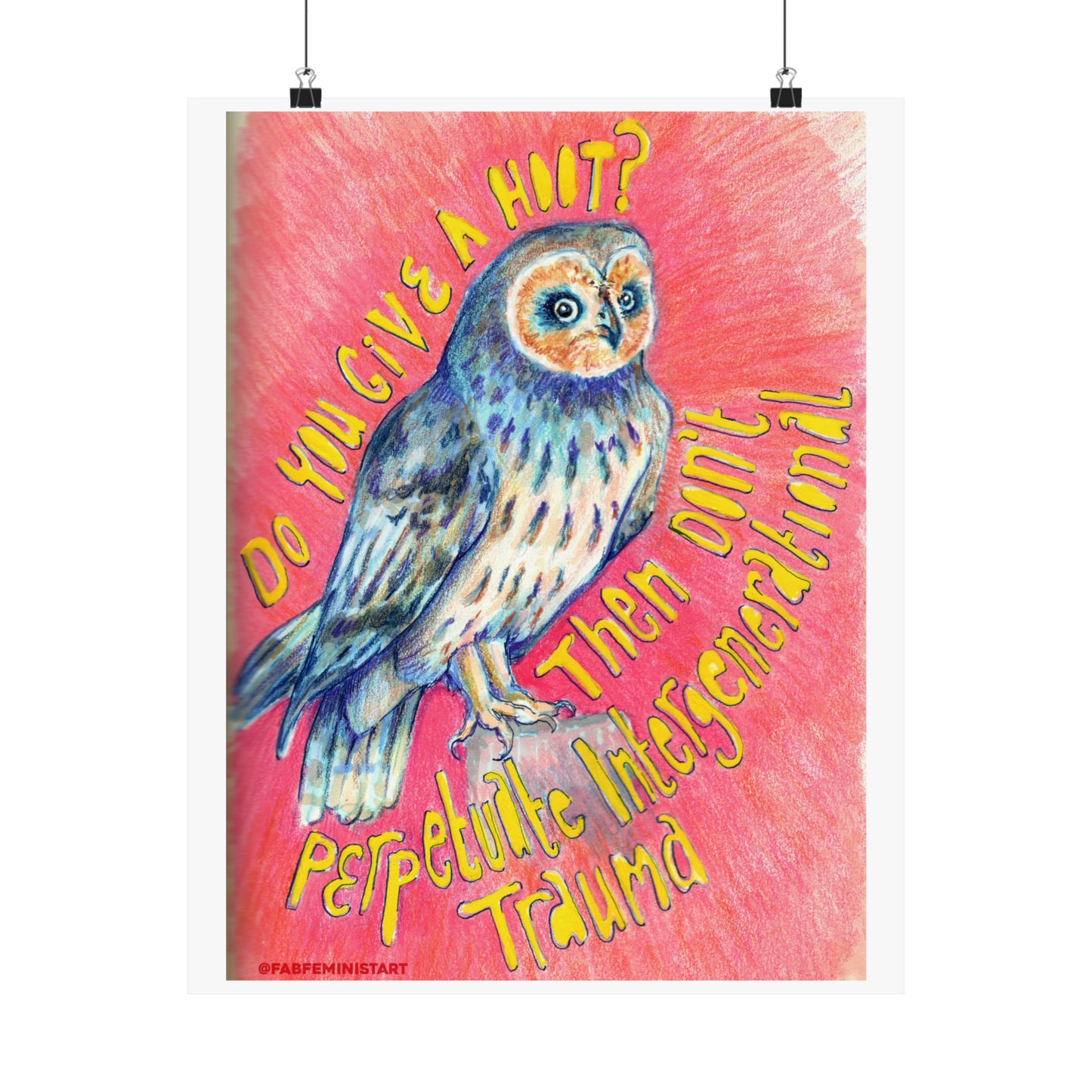 Do You Give A Hoot Don't Perpetuate Intergenerational Trauma