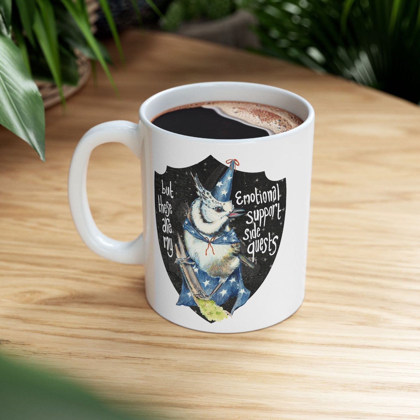 But these are my emotional support side quests: Mental Health Mug