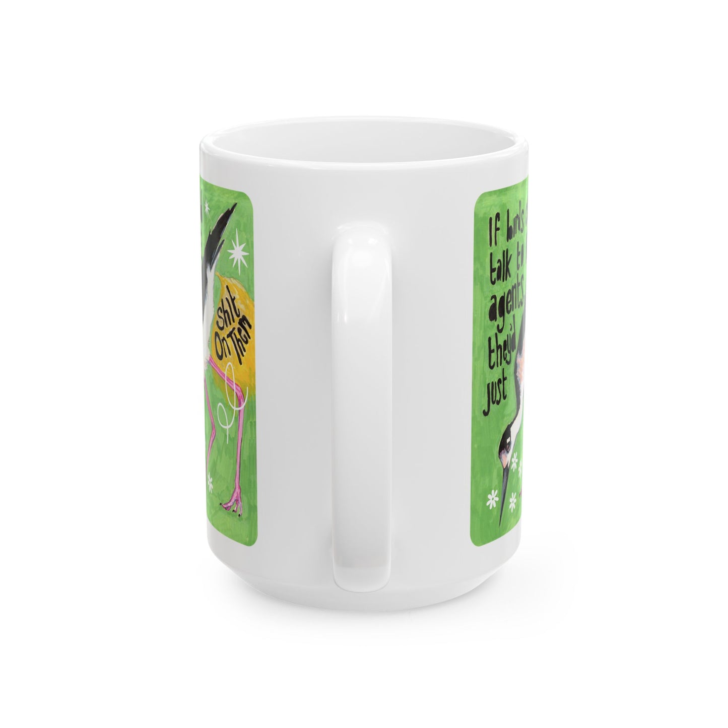 If Birds Could Talk To ICE They'd Just Shit On Them: Feminist Mug