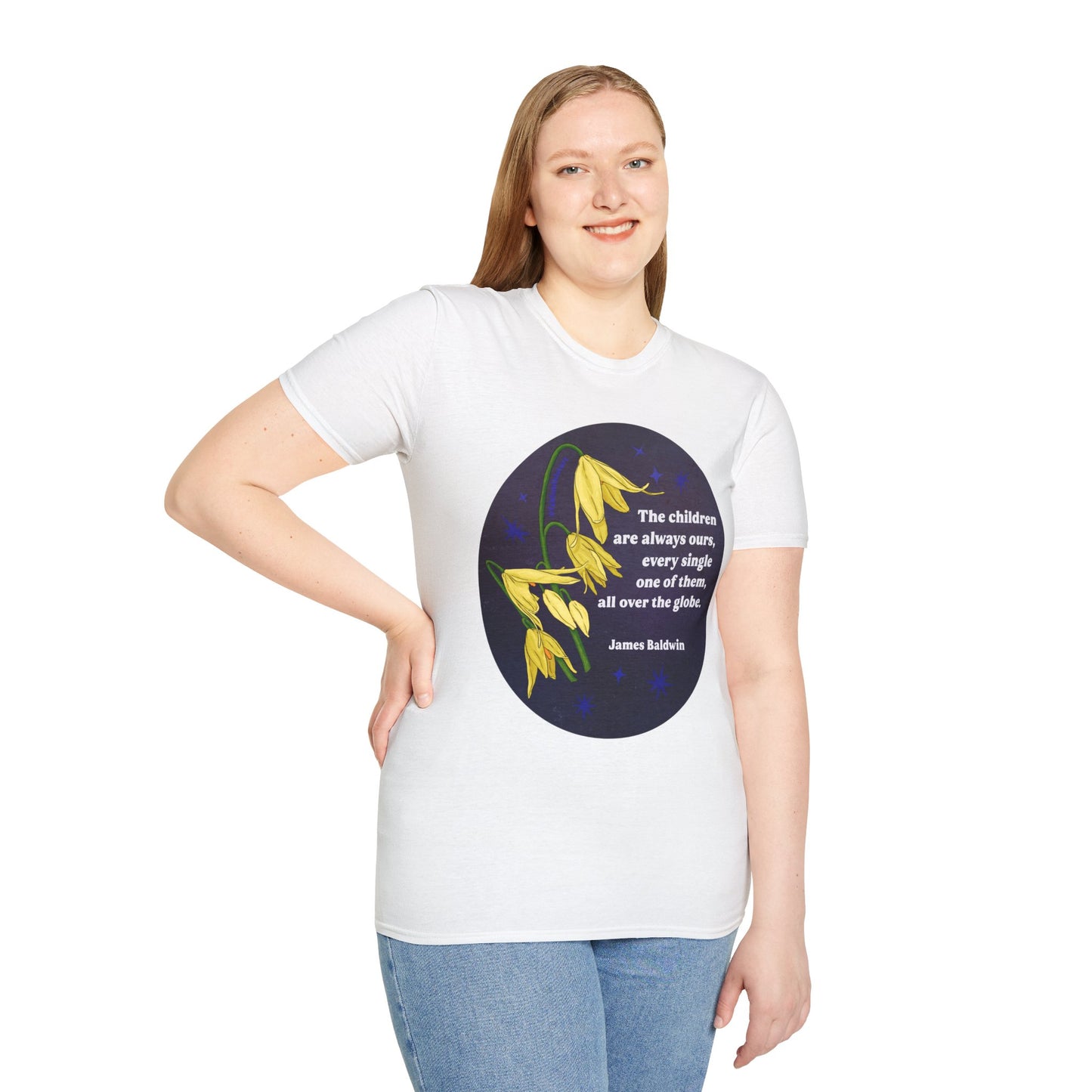 The children are always ours, every single one of them, all over the globe, James Baldwin: Feminist Shirt