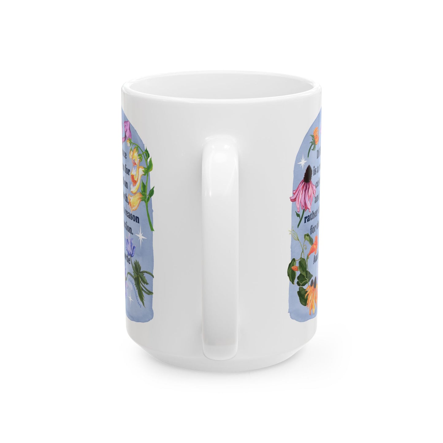 Difference is a reason for celebration and growth rather than a reason for destruction, Audre Lorde: Feminist Mug