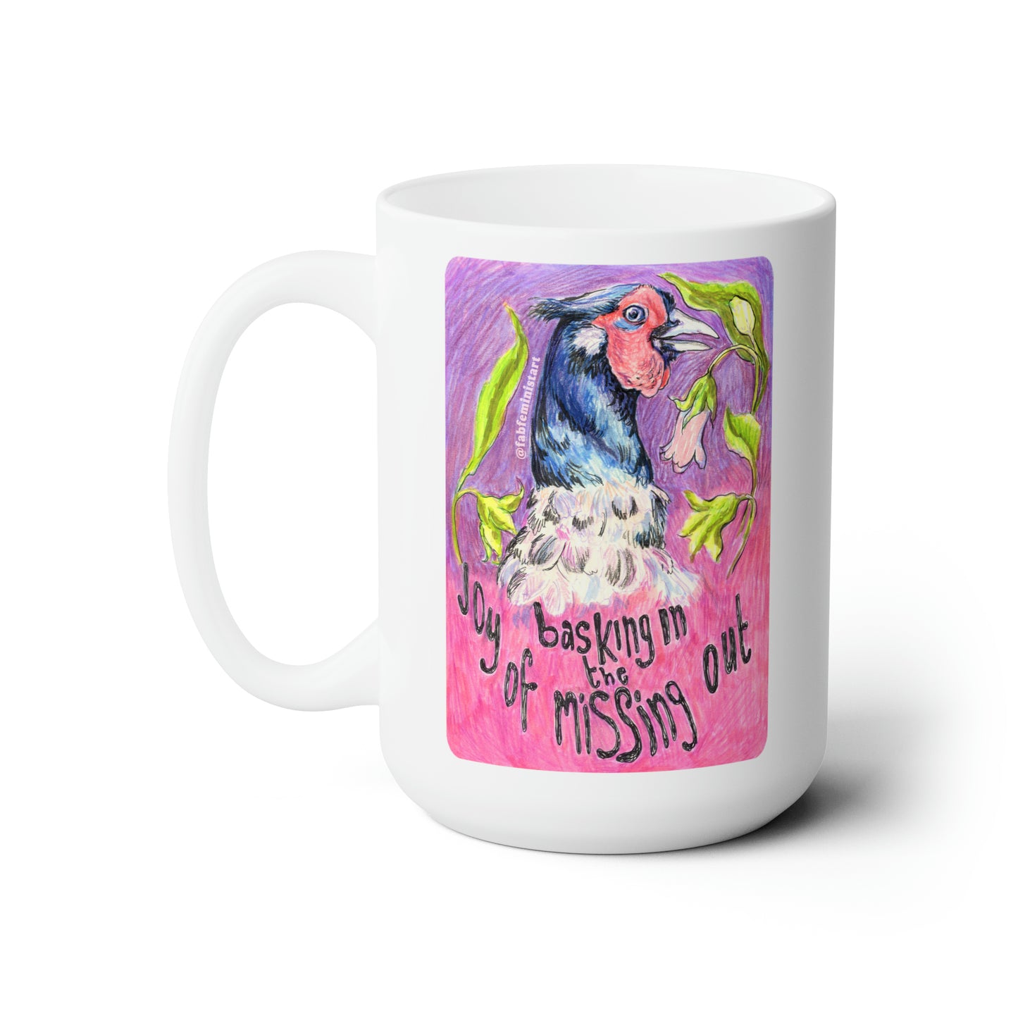 Basking In The Joy Of Missing Out: Mental Health Mug