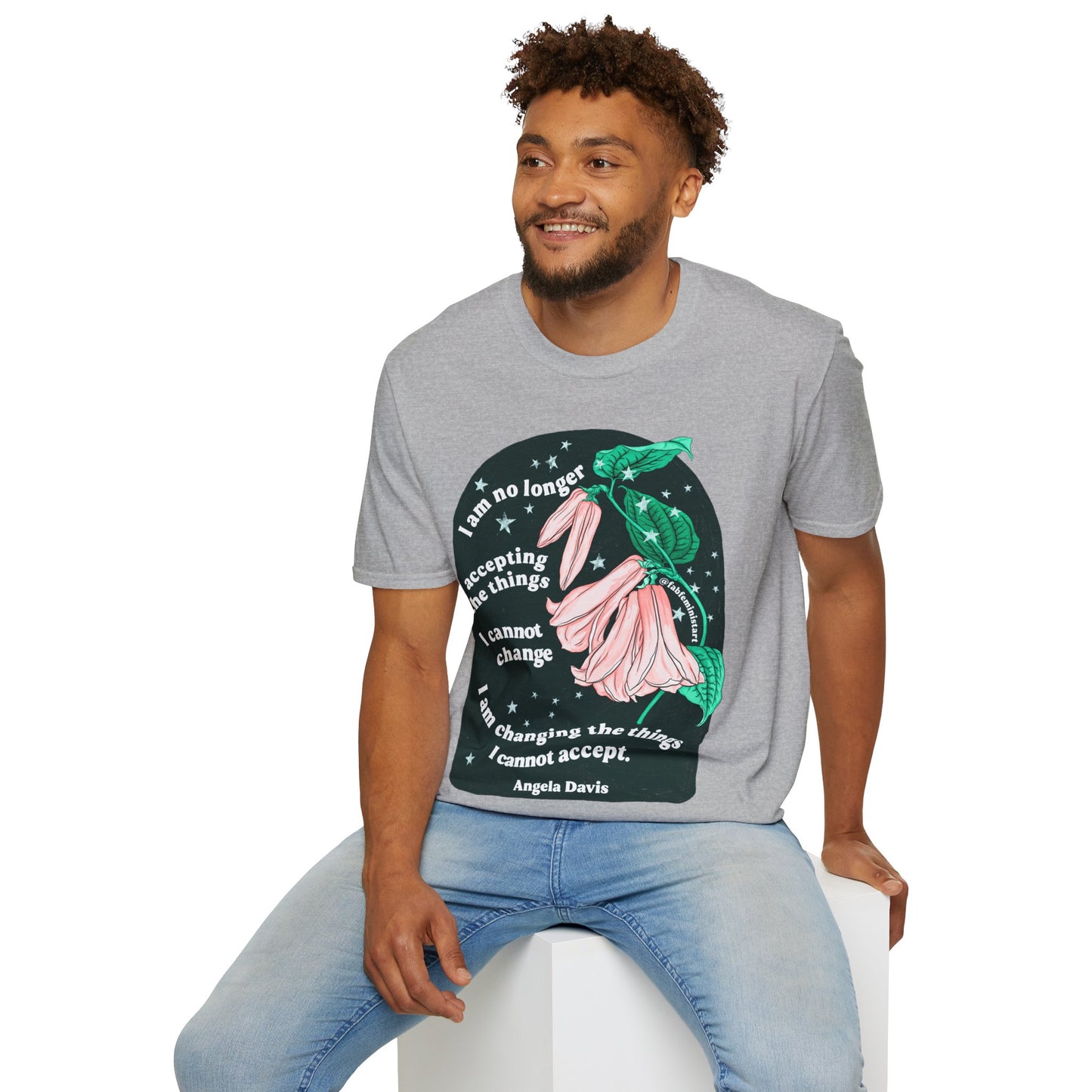 I am no longer accepting the things I cannot change, Angela Davis: Feminist Shirt