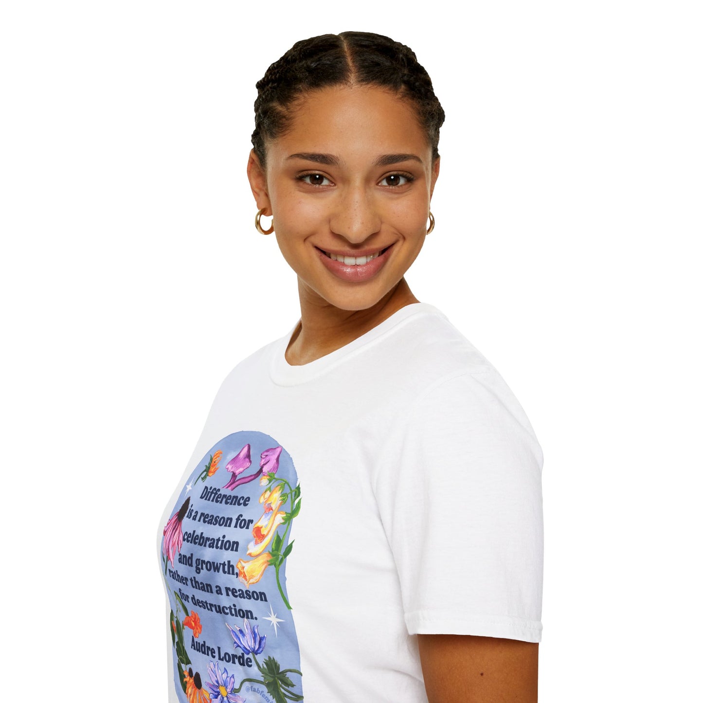 Difference is a reason for celebration and growth rather than a reason for destruction, Audre Lorde: Feminist Shirt