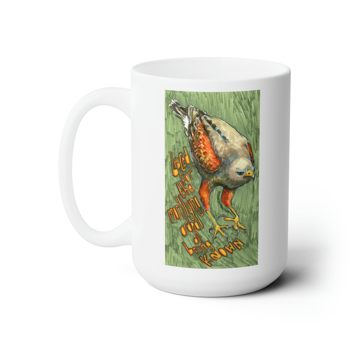 Braced For The Mortifying Ordeal Of Being Known: Mental Health Mug