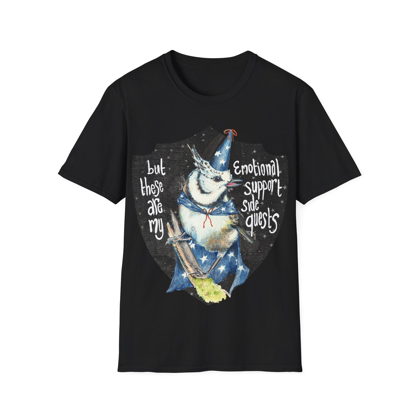 But these are my emotional support side quests: Mental Health Shirt