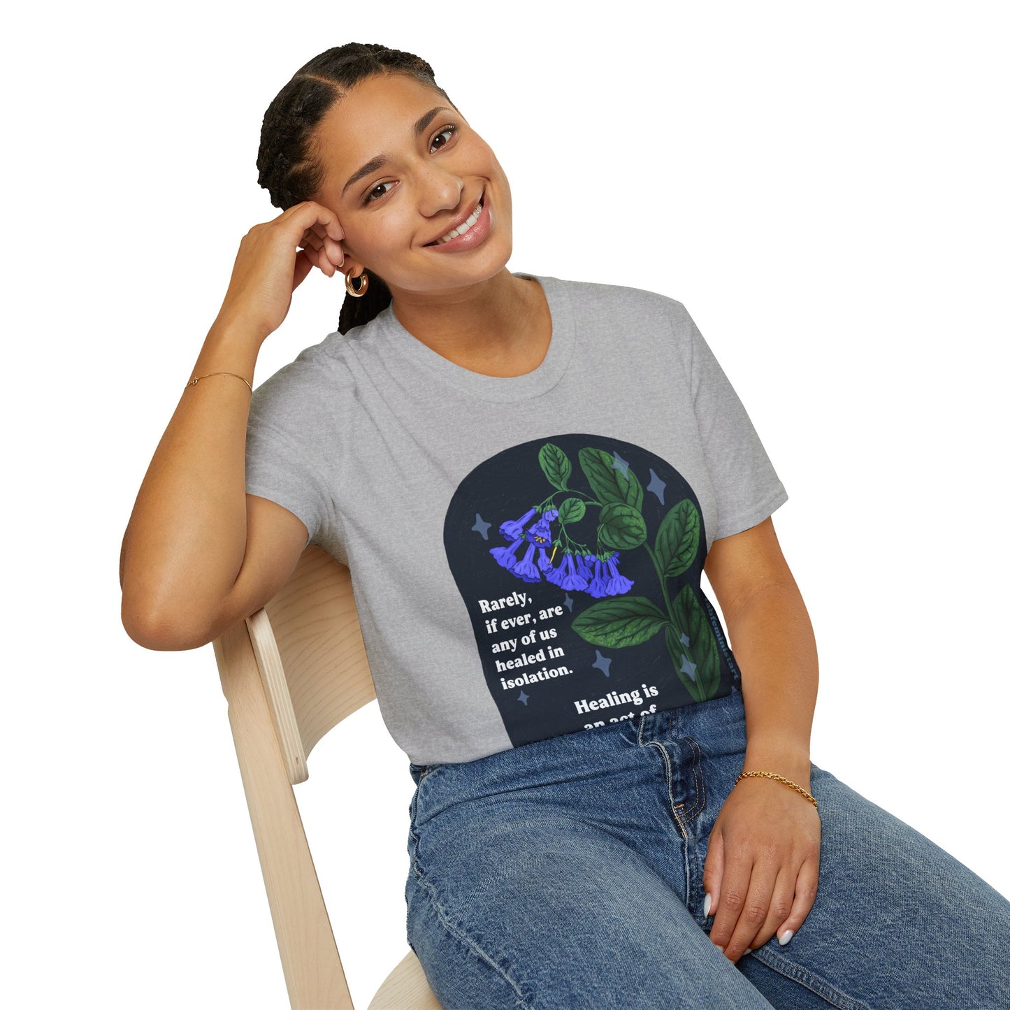 Rarely, if ever, are any of us healed in isolation. Healing is an act of communion, bell hooks: Feminist Shirt