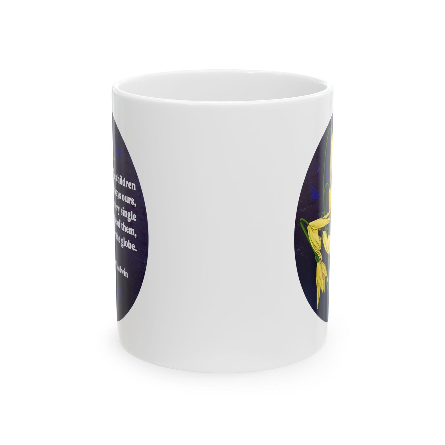 The children are always ours, every single one of them, all over the globe, James Baldwin: Feminist Mug