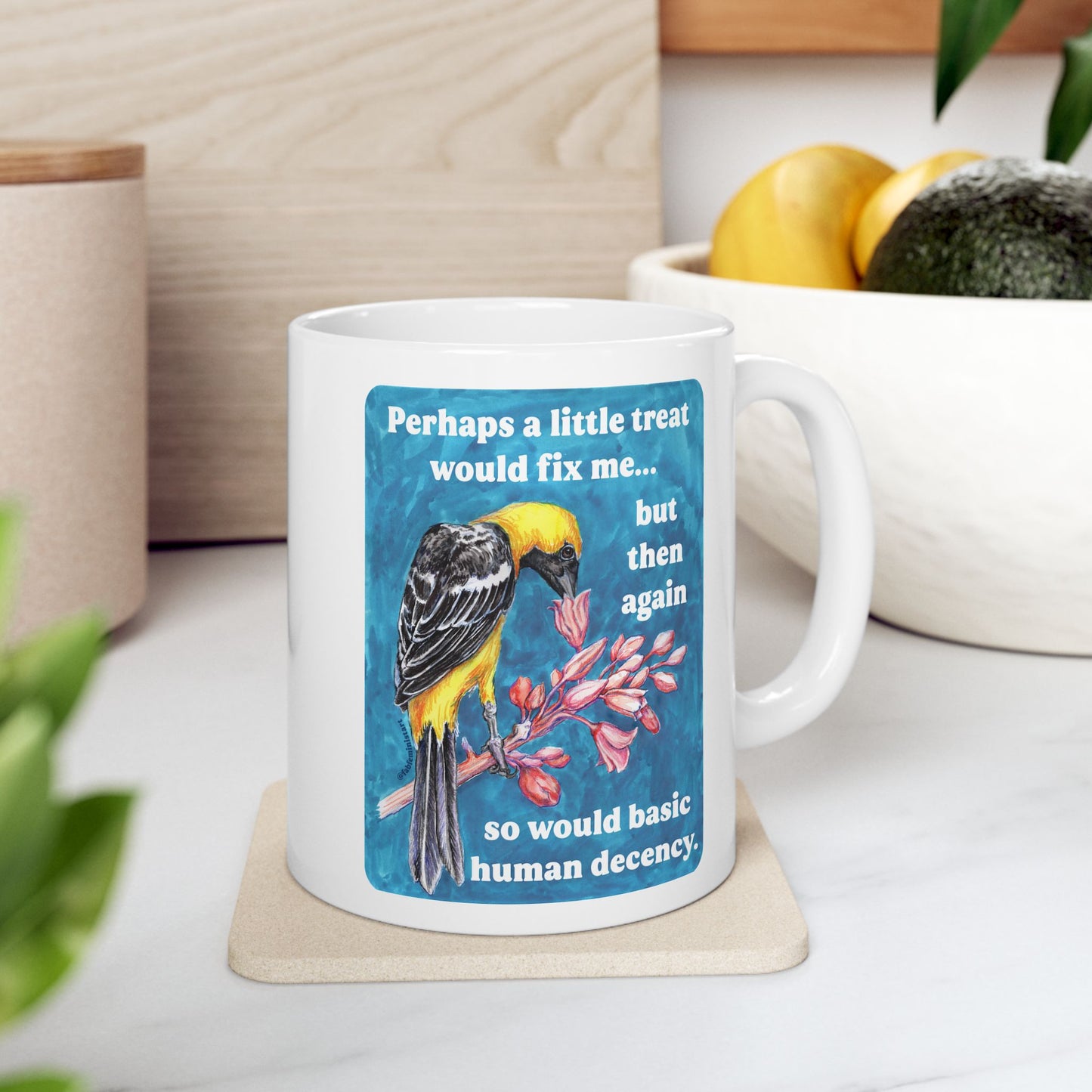 Perhaps a little treat would fix me but then again so would basic human decency: Feminist Mug