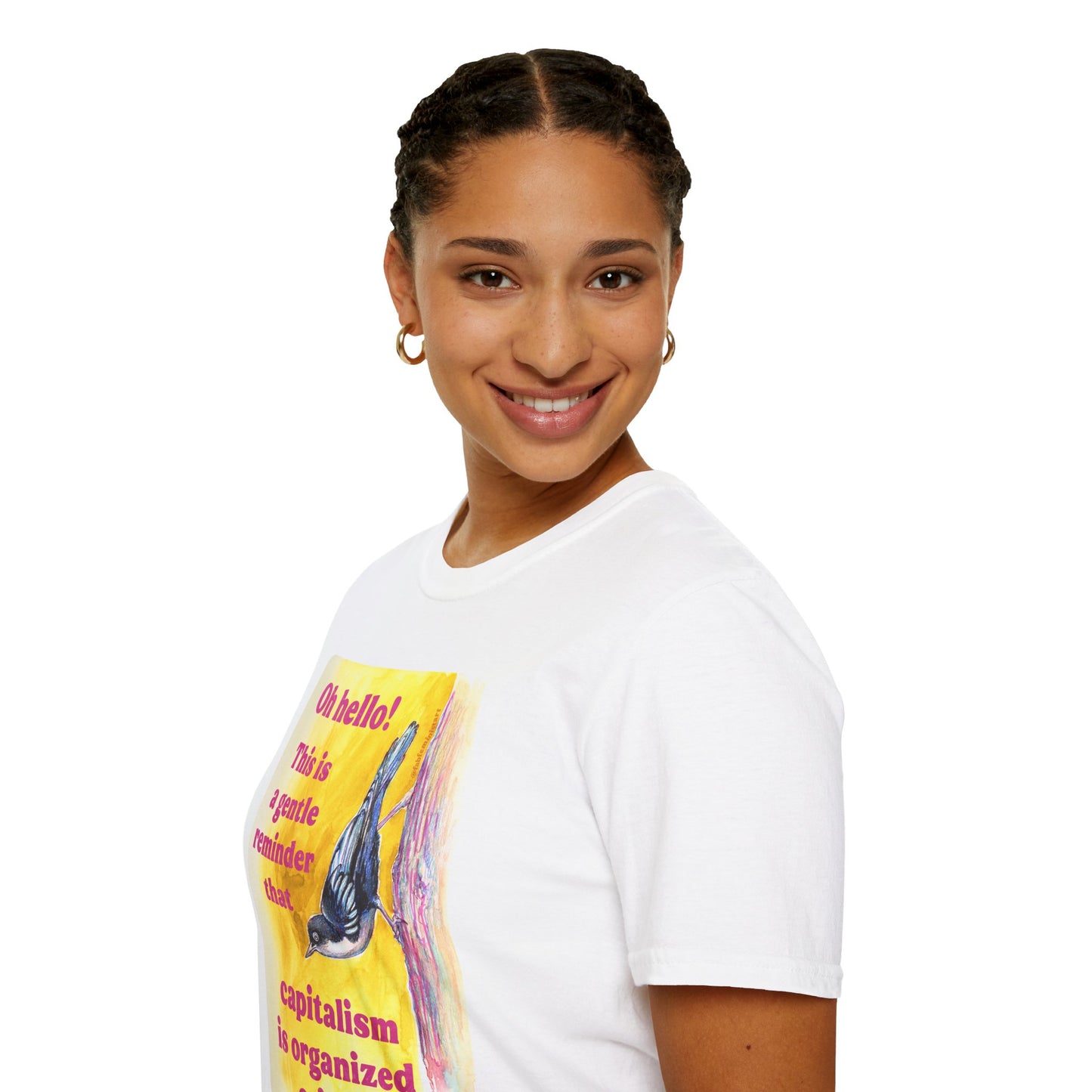 Oh hello this is a gentle reminder that capitalism is organized crime: Feminist Shirt