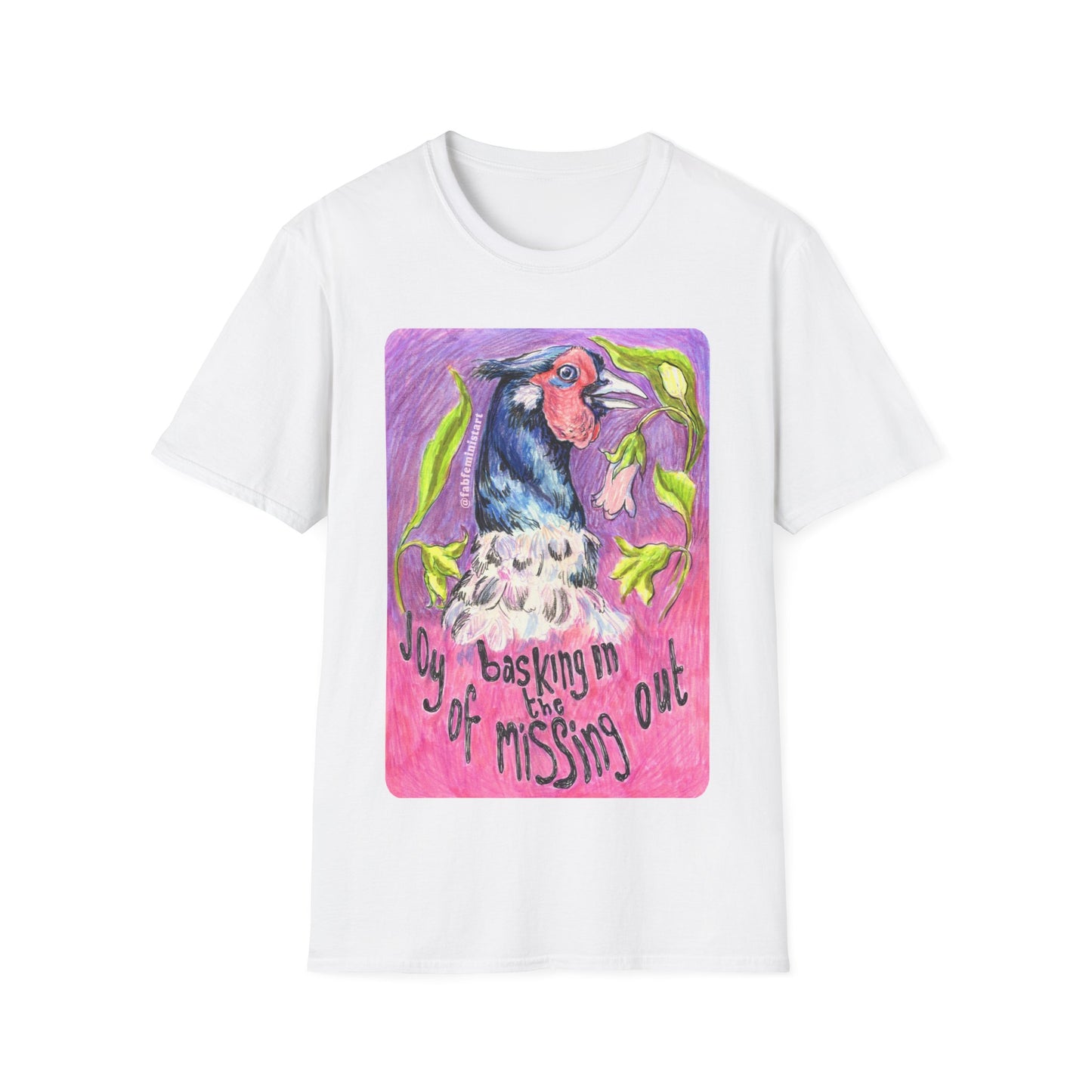 Basking In The Joy Of Missing Out: Mental Health Shirt