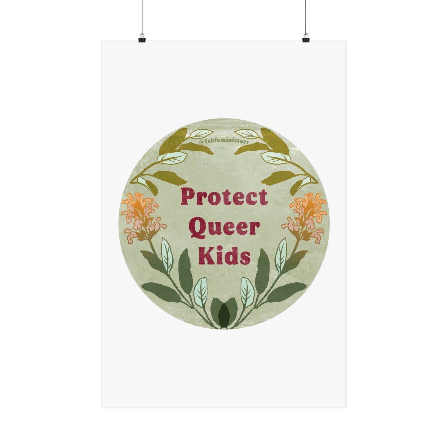 Protect Queer Kids: lgbt pride print