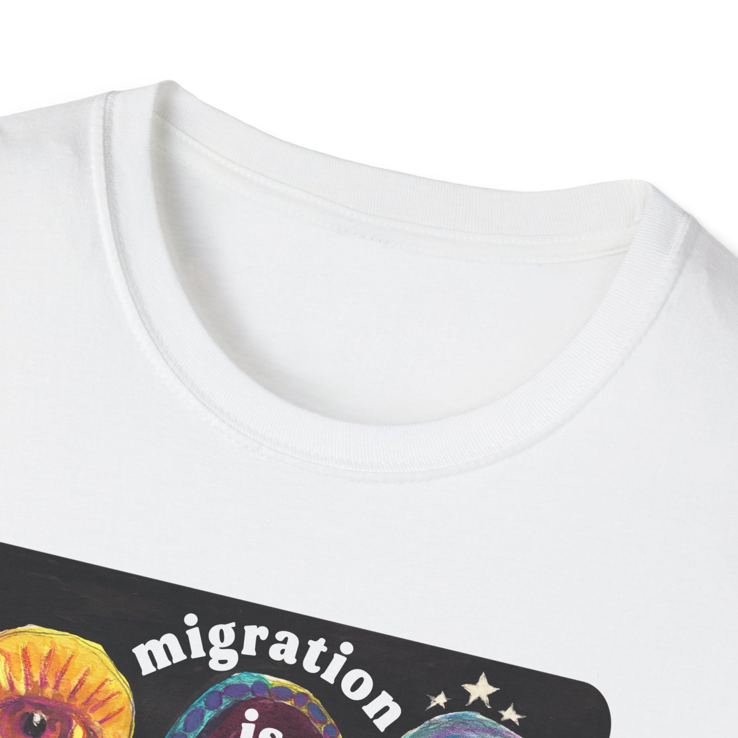Migration is an act of courage: Feminist shirt
