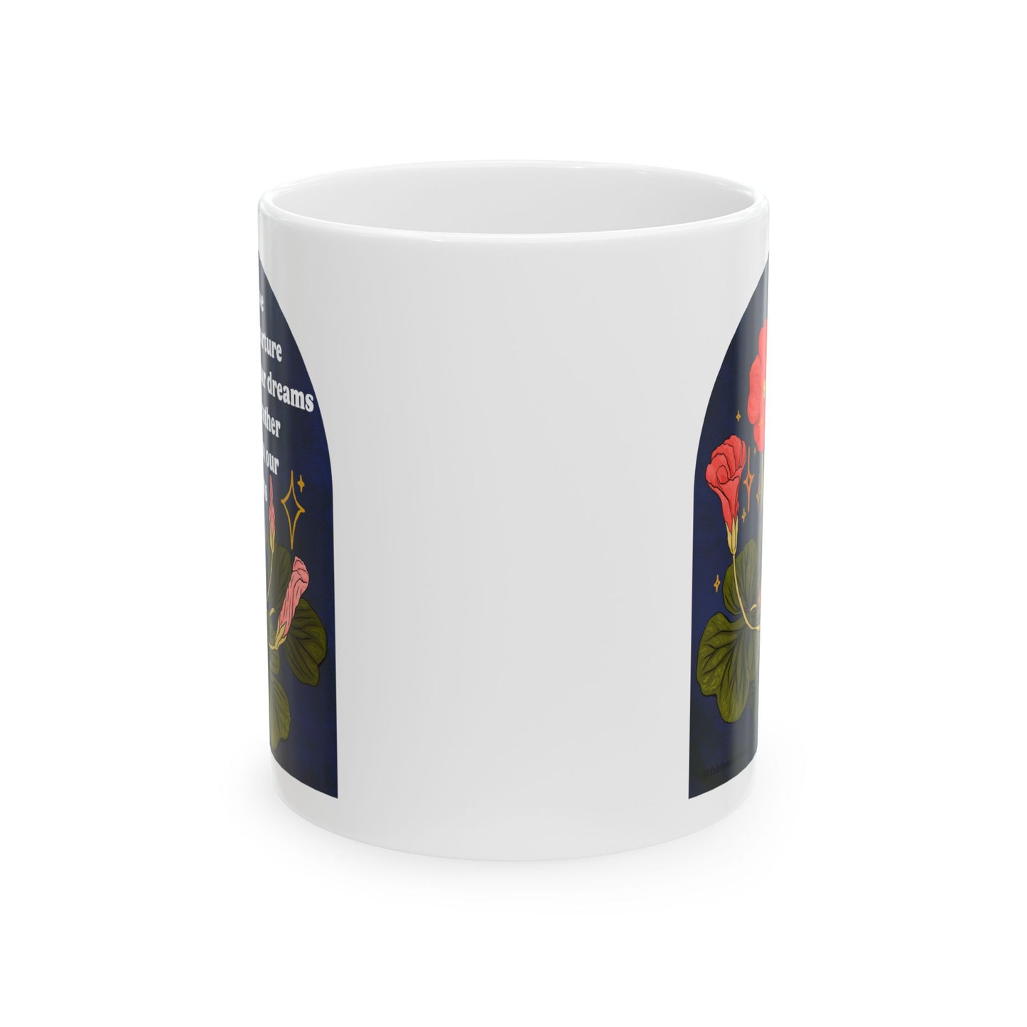 may we nurture our dreams rather than our doubts: feminist mug