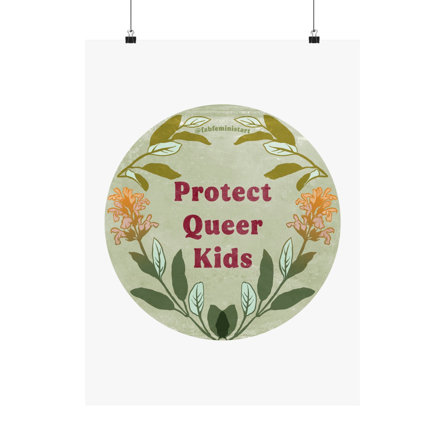 Protect Queer Kids: lgbt pride print