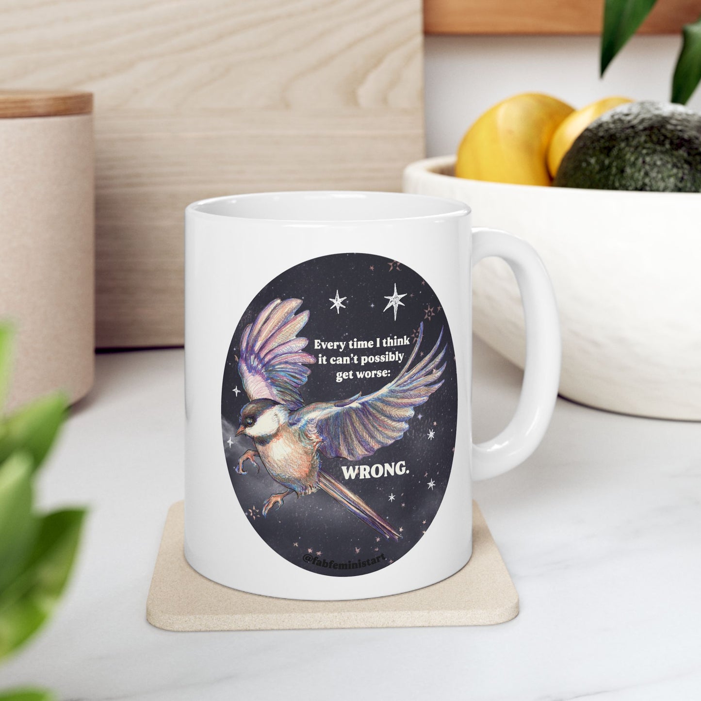 Every time I think it can't possibly get worse, WRONG: Feminist Mug