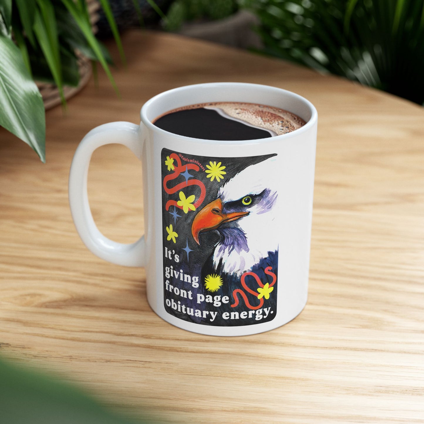 It's giving front page obituary energy: Feminist Mug