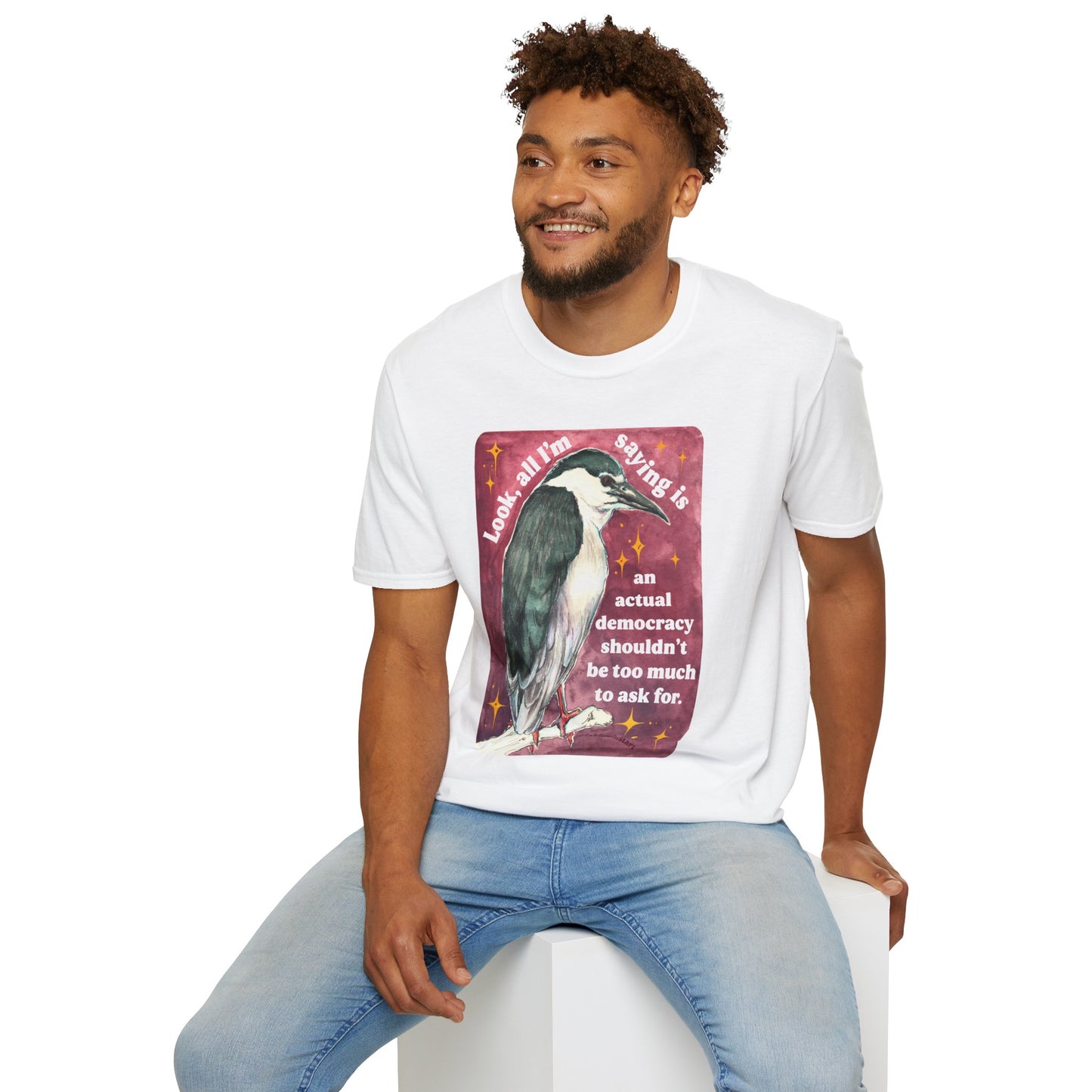 Look, all I'm saying is an actual democracy shouldn't be too much to ask for: Feminist Shirt