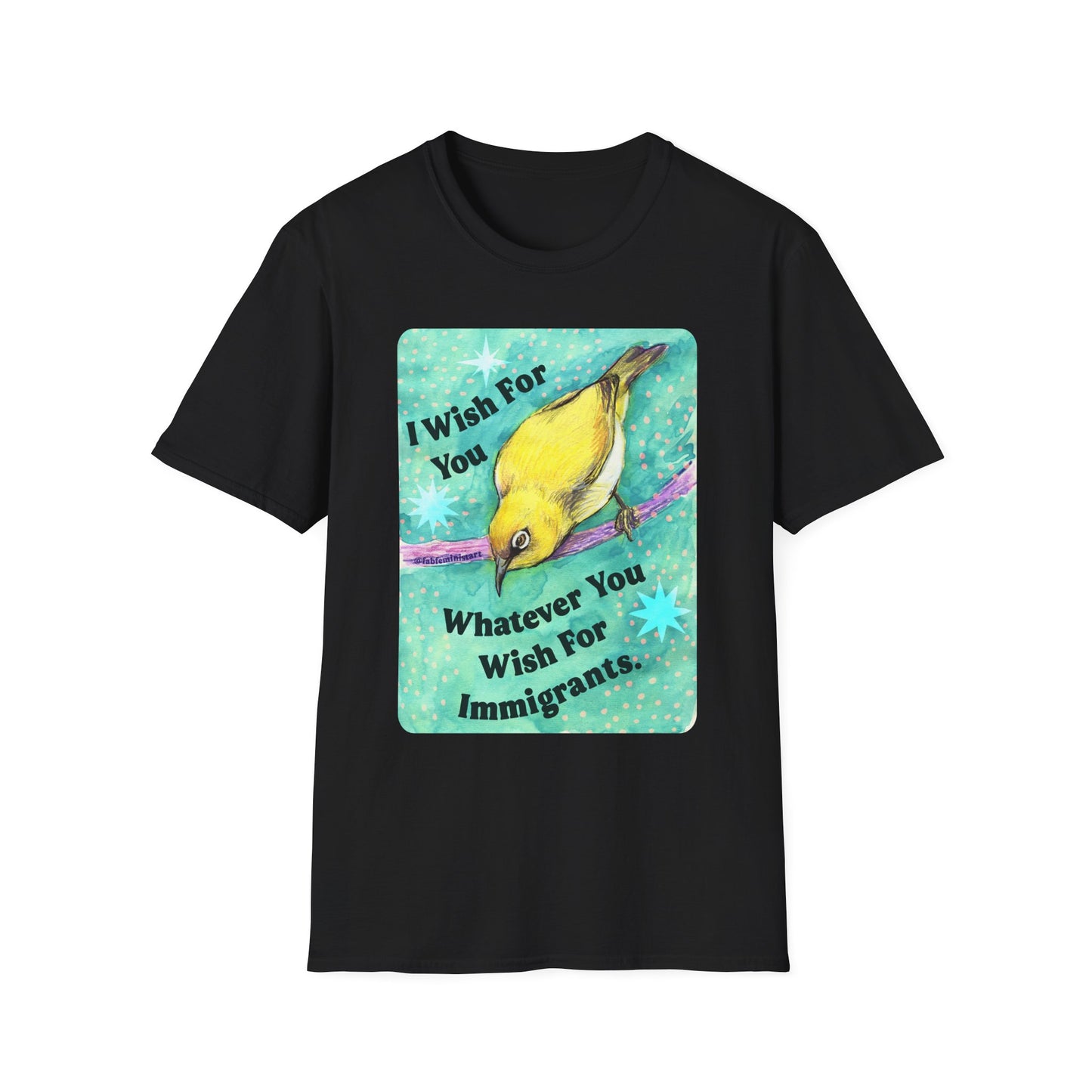 I Wish For You T-Shirt, Inspirational Tee, Gift for Immigrants, Unisex Softstyle Shirt, Nature Lover Apparel