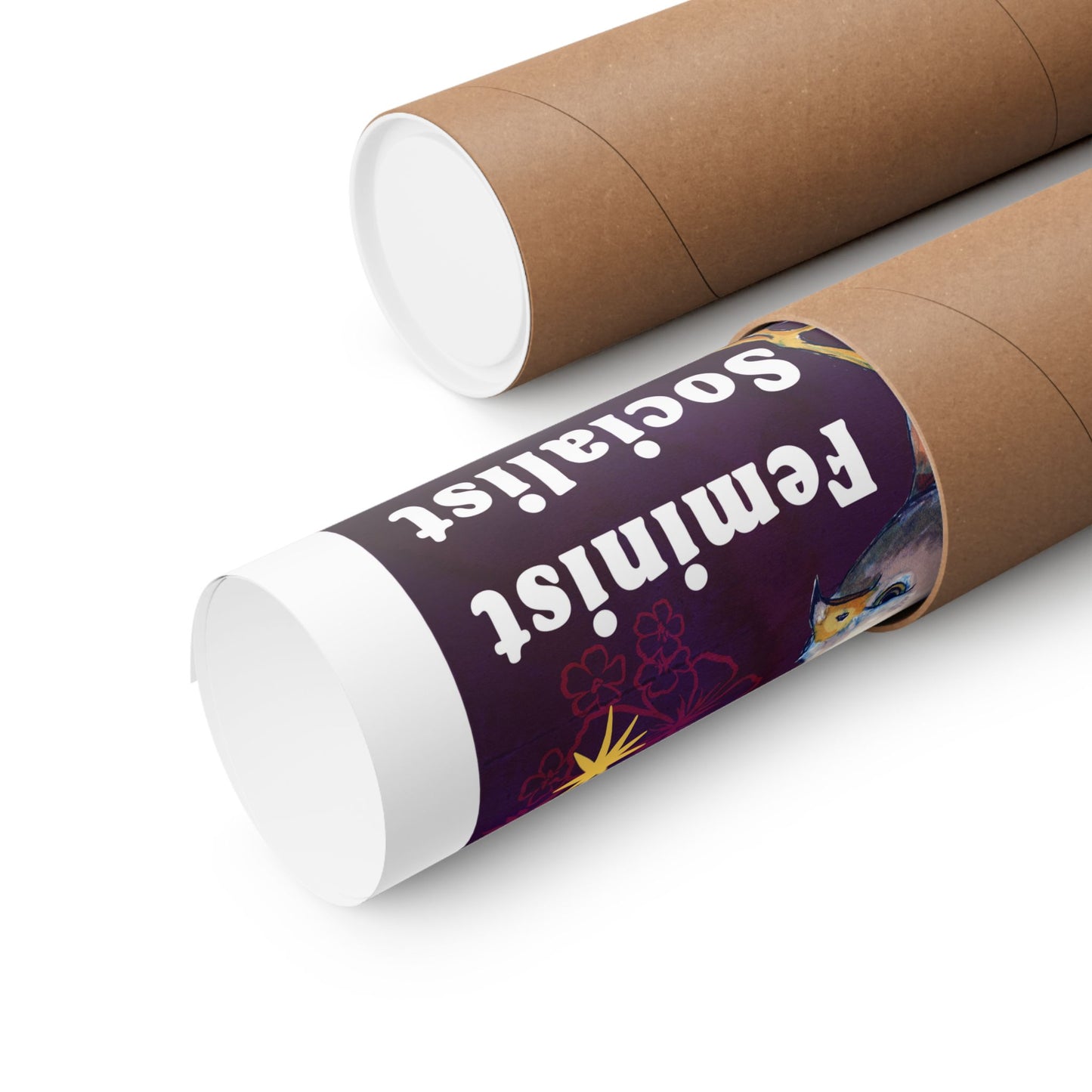 Feminist Socialist Antifascist Weirdo Poster: Feminist Art Print