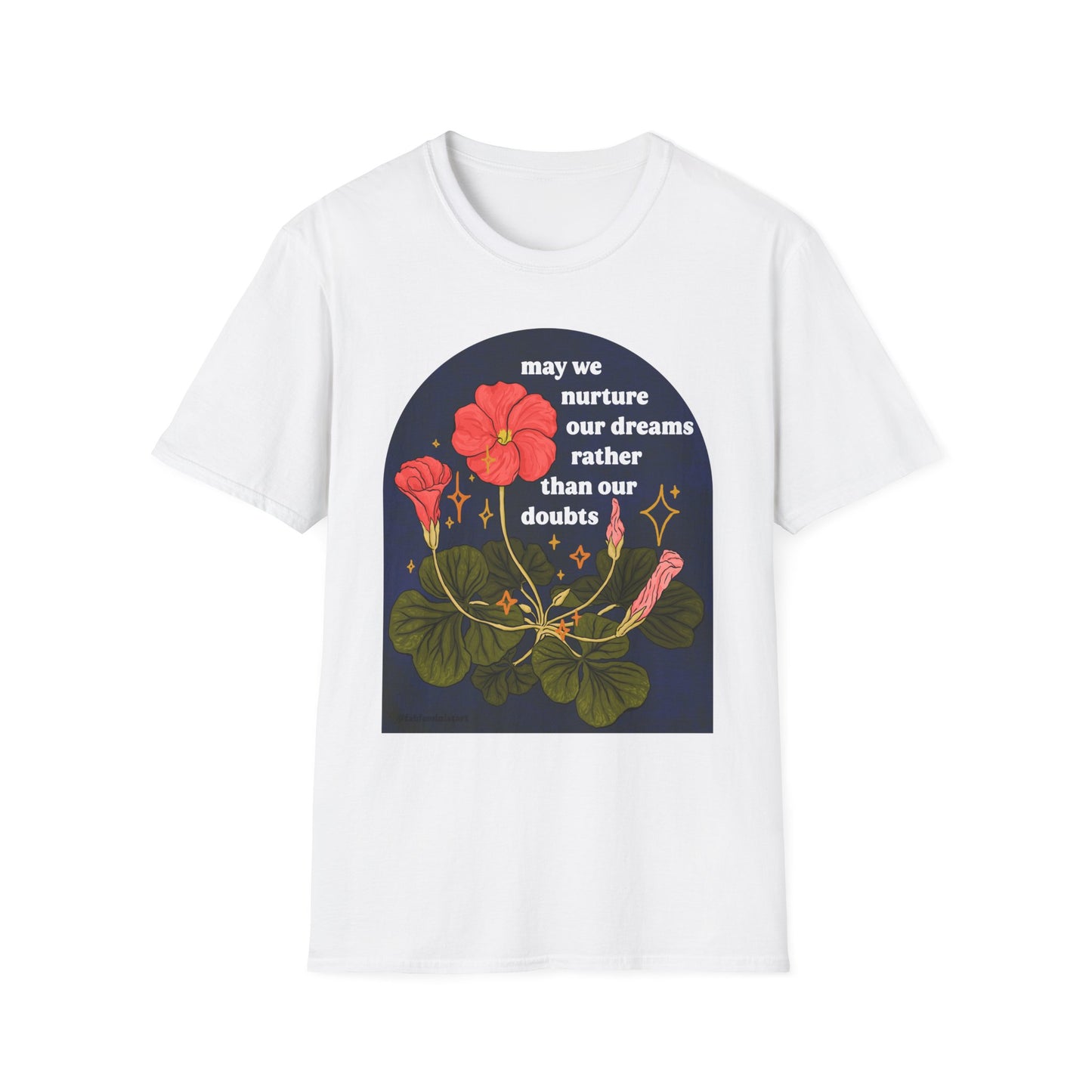 may we nurture our dreams rather than our doubts: feminist shirt