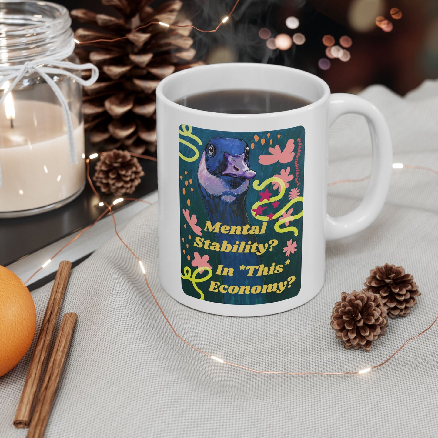 Mental Stability In This Economy: Feminist Mug