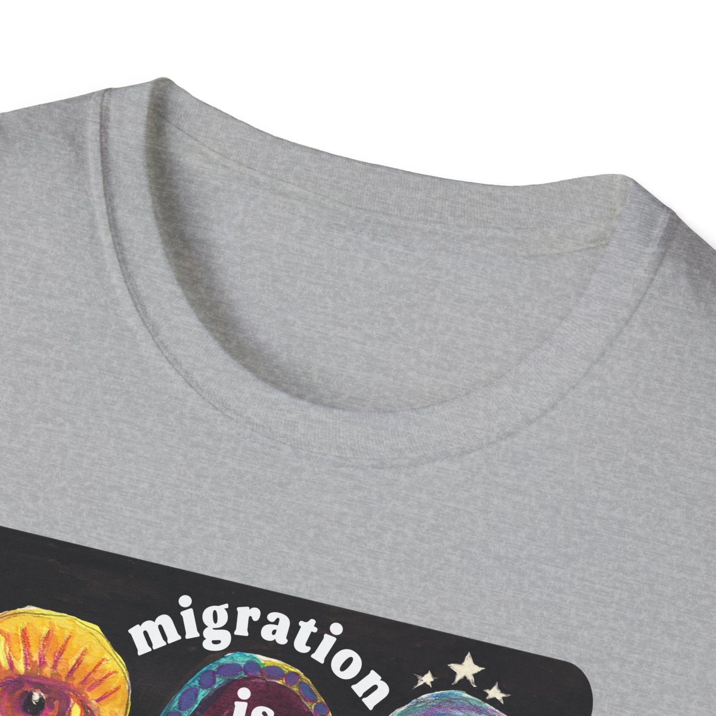 Migration is an act of courage: Feminist shirt