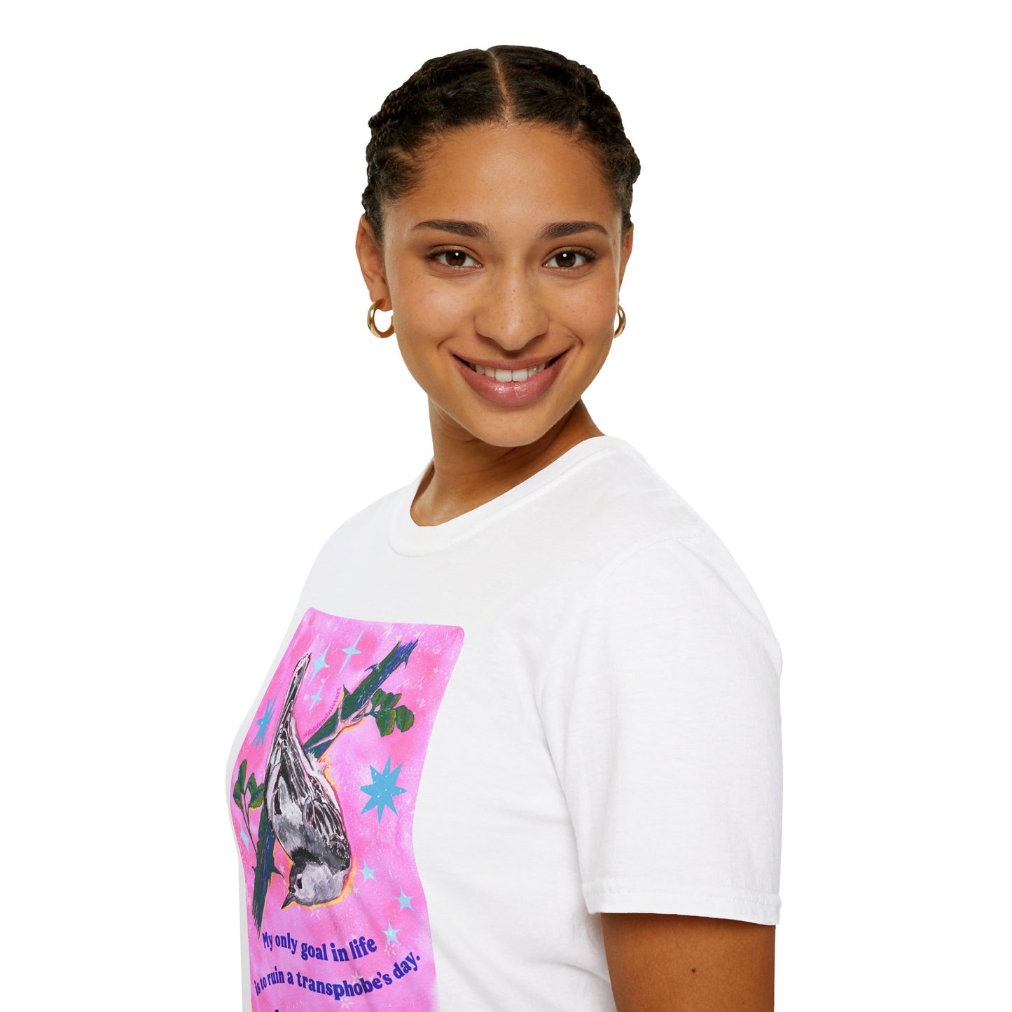 My only goal in life is to ruin a transphobe's day. Every. Single. Day: Feminist Shirt