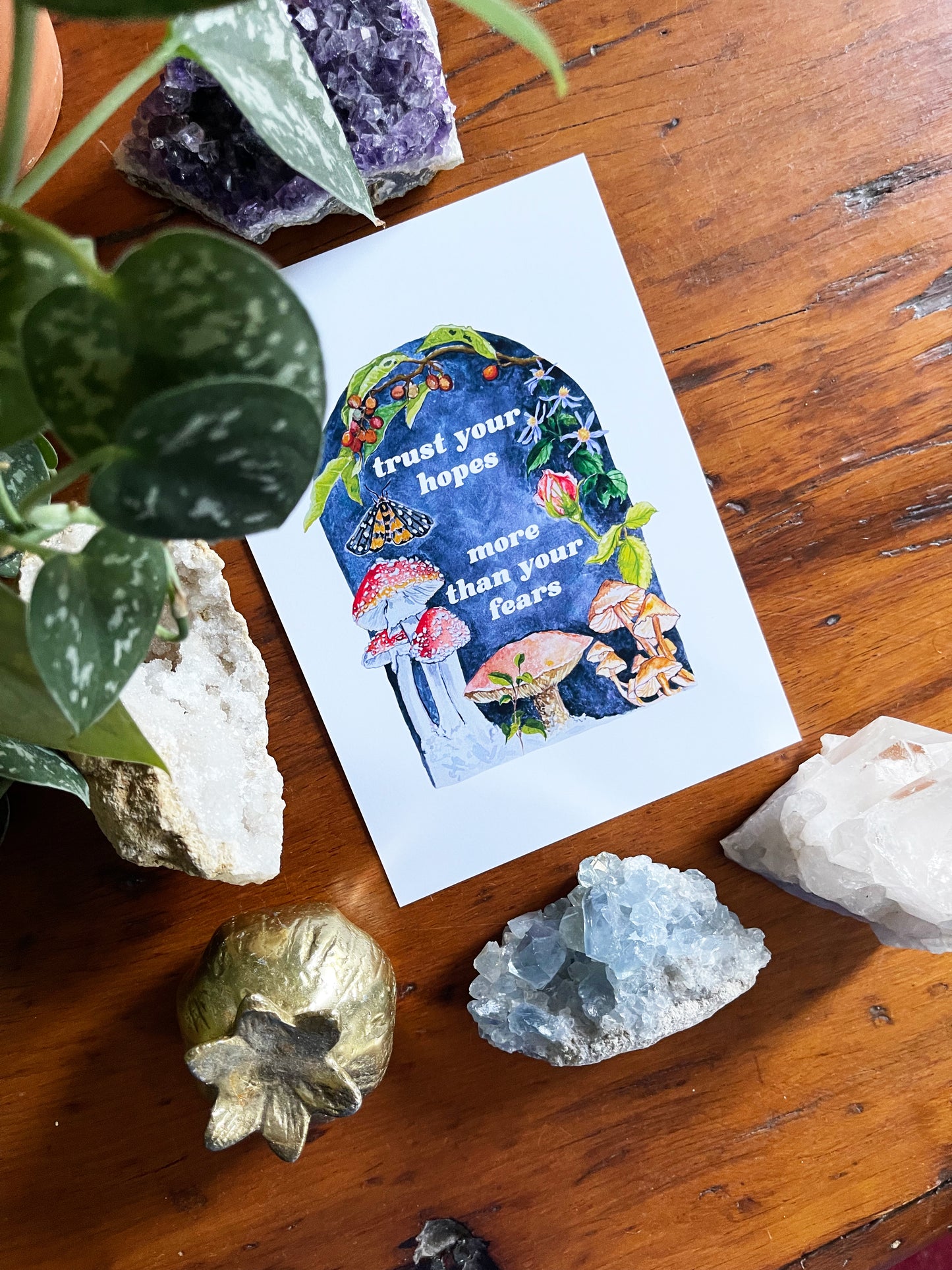 Trust Your Hopes More Than Your Fears: Mental Health Print