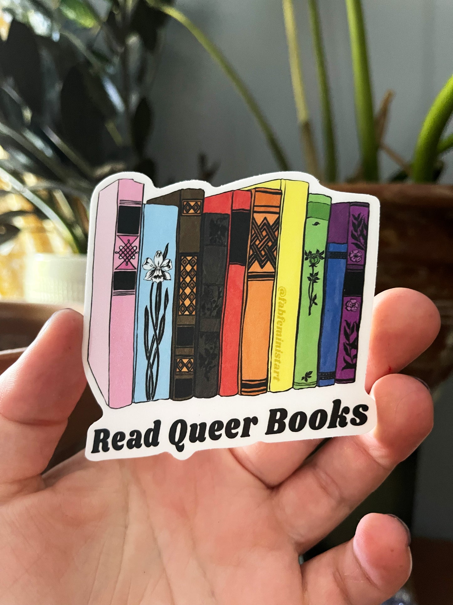 Read Queer Books: LGBTQ Sticker