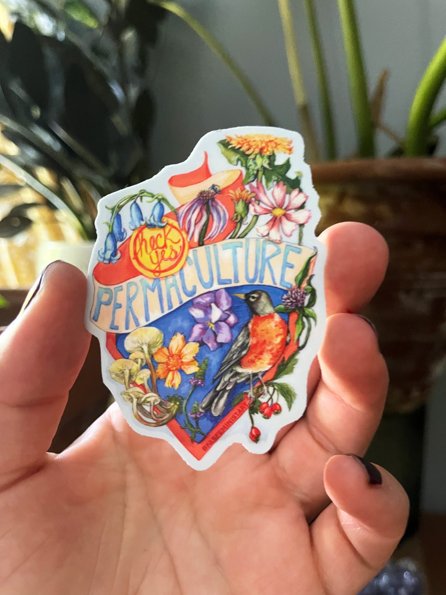 Heck Yes Permaculture: Gardener Sticker