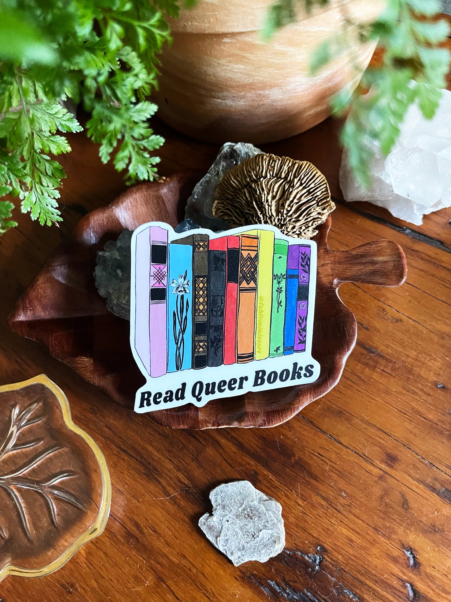 Read Queer Books: LGBTQ Sticker