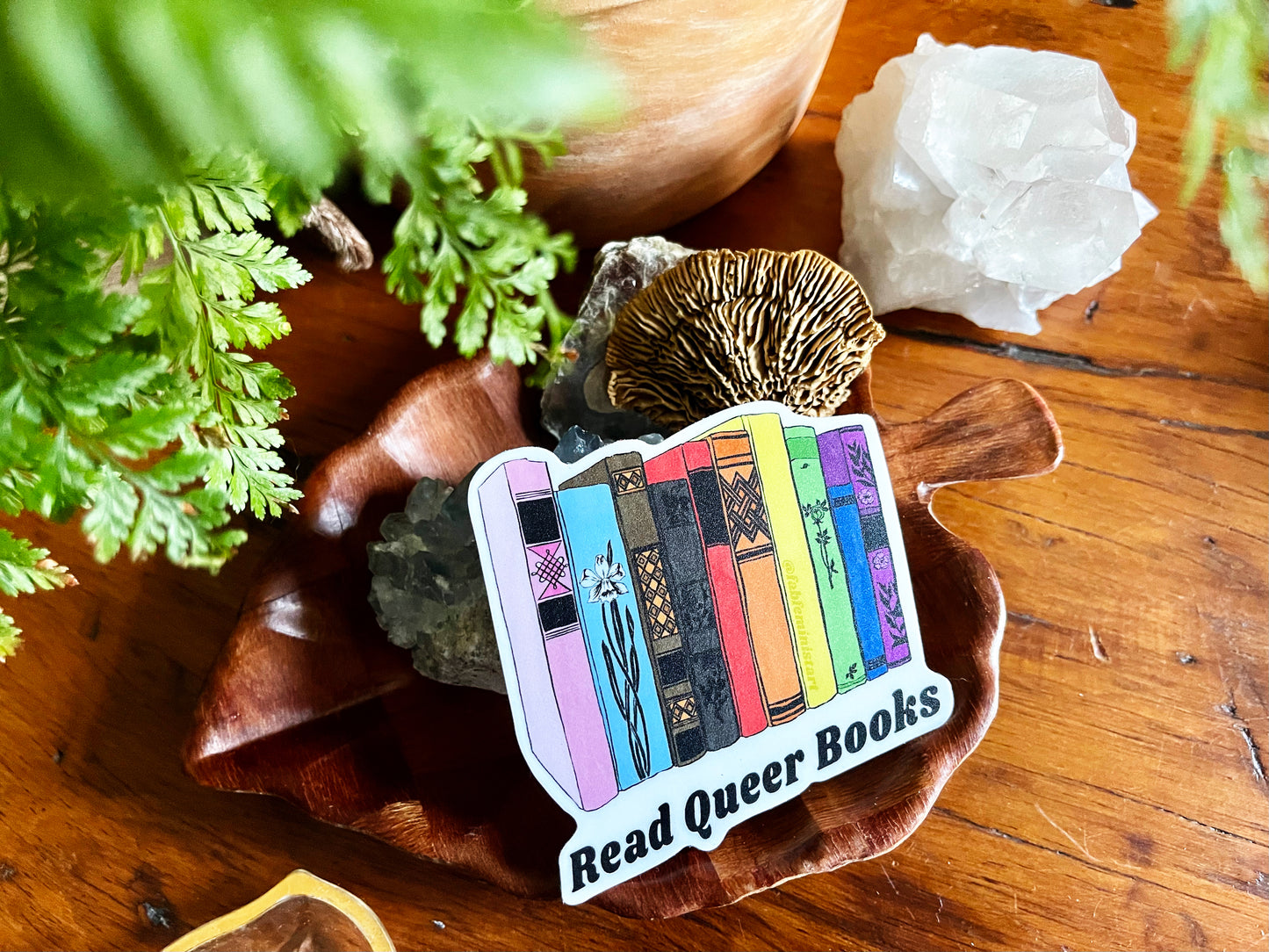 Read Queer Books: LGBTQ Sticker