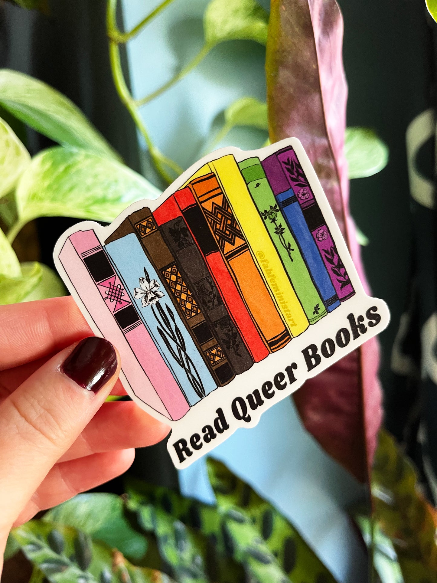 Read Queer Books: LGBTQ Sticker