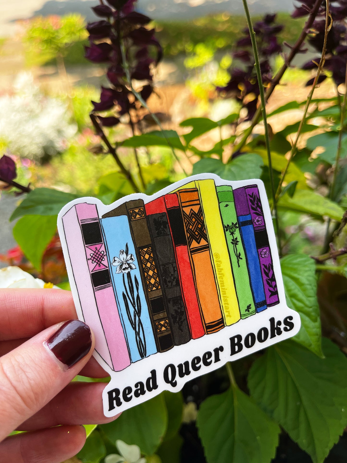 Read Queer Books: LGBTQ Sticker