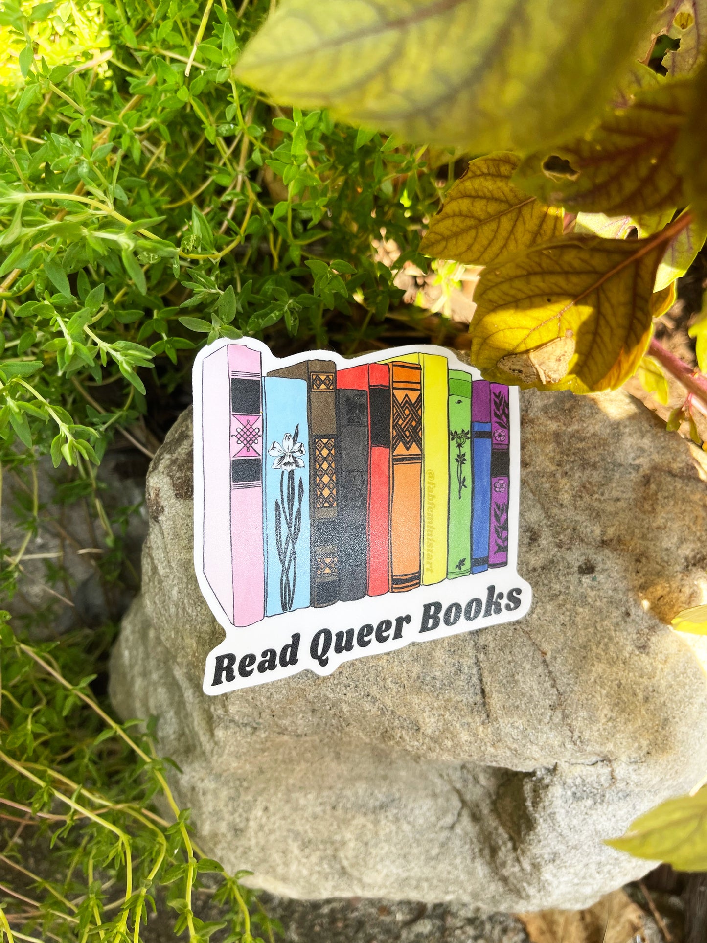 Read Queer Books: LGBTQ Sticker