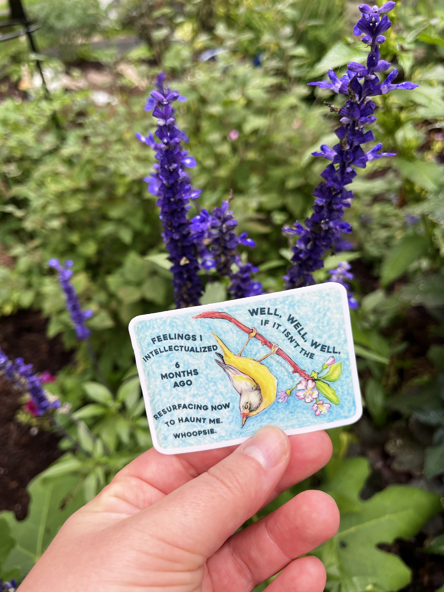I saw that worrying had come to nothing, Mary Oliver: Feminist Sticker