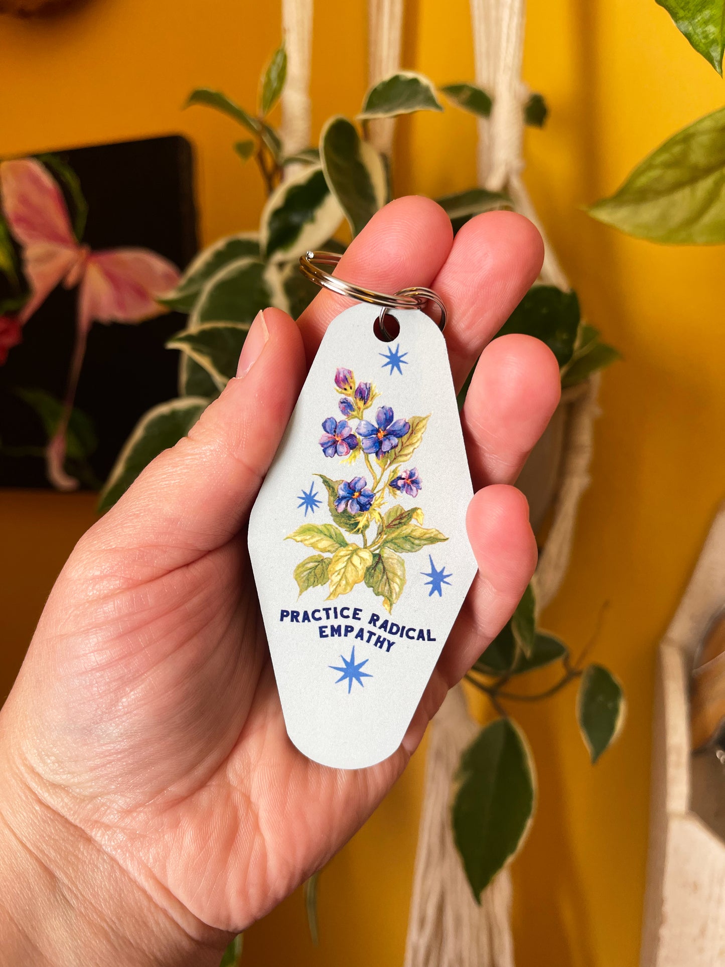 Practice Radical Empathy: Feminist Keychain