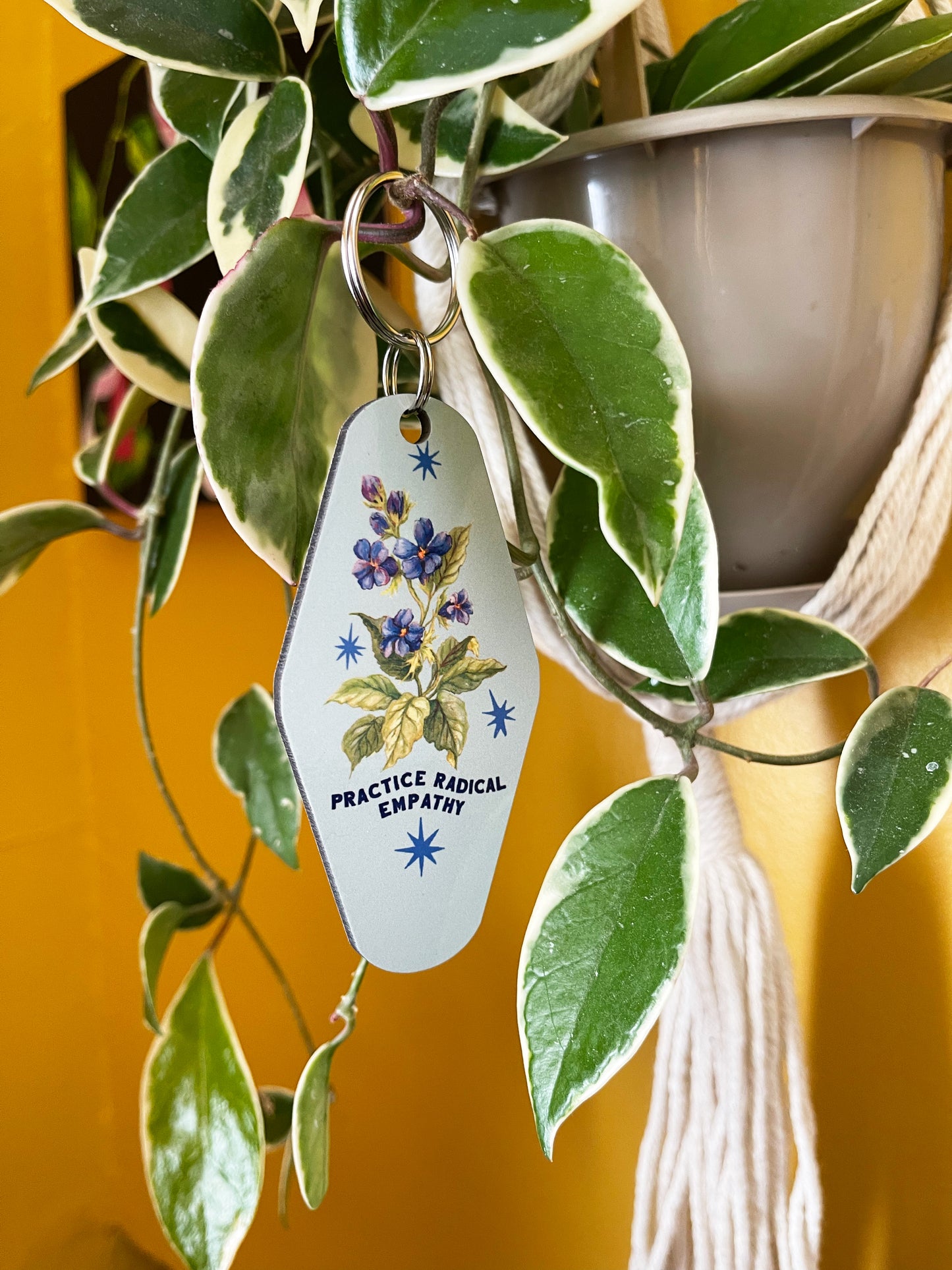 Practice Radical Empathy: Feminist Keychain