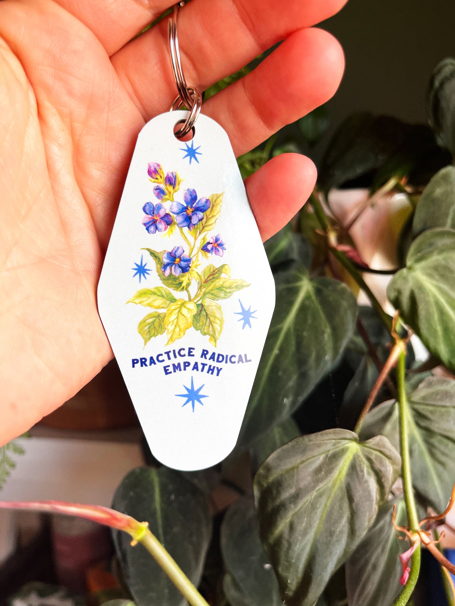 Practice Radical Empathy: Feminist Keychain