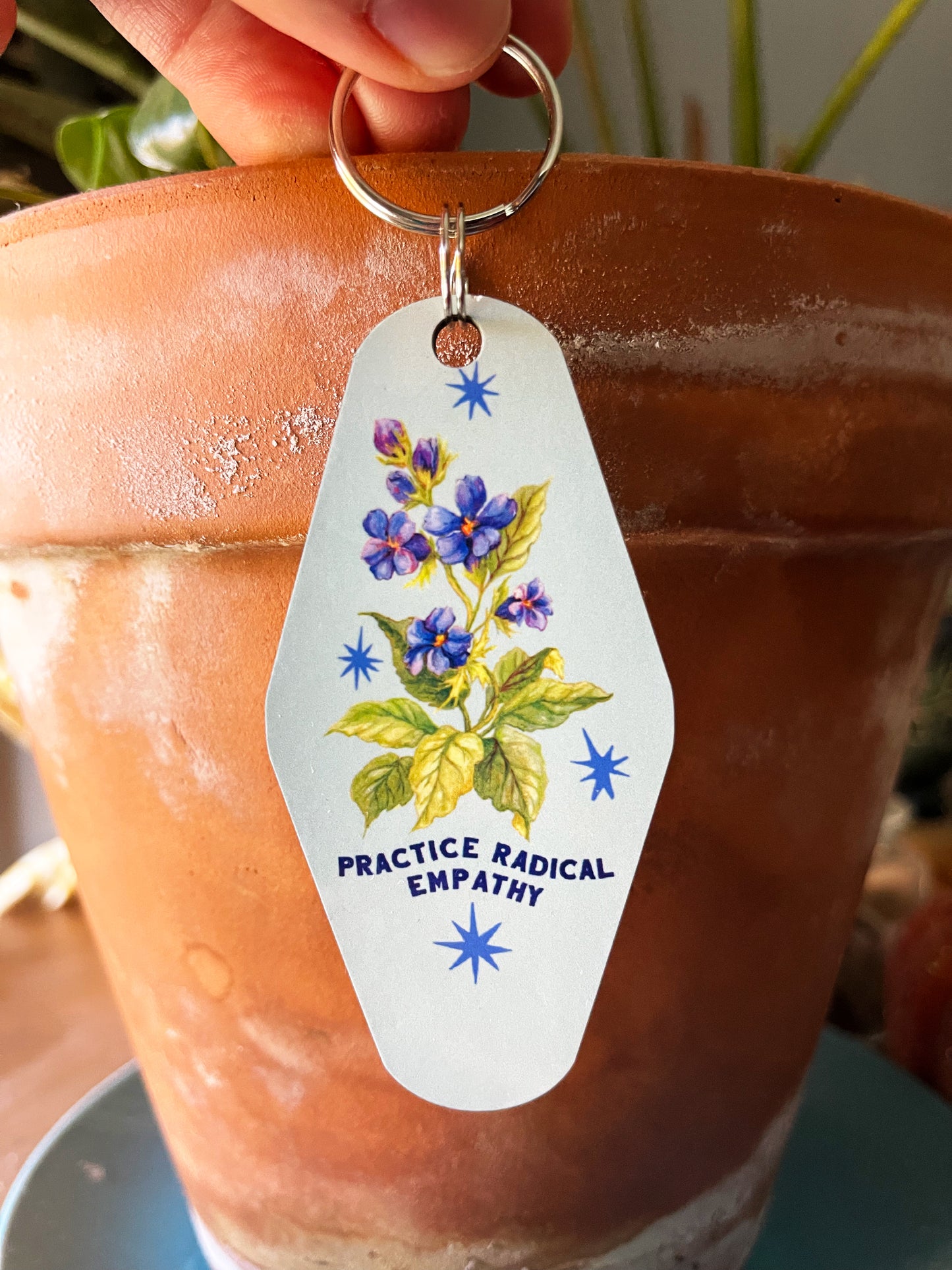 Practice Radical Empathy: Feminist Keychain